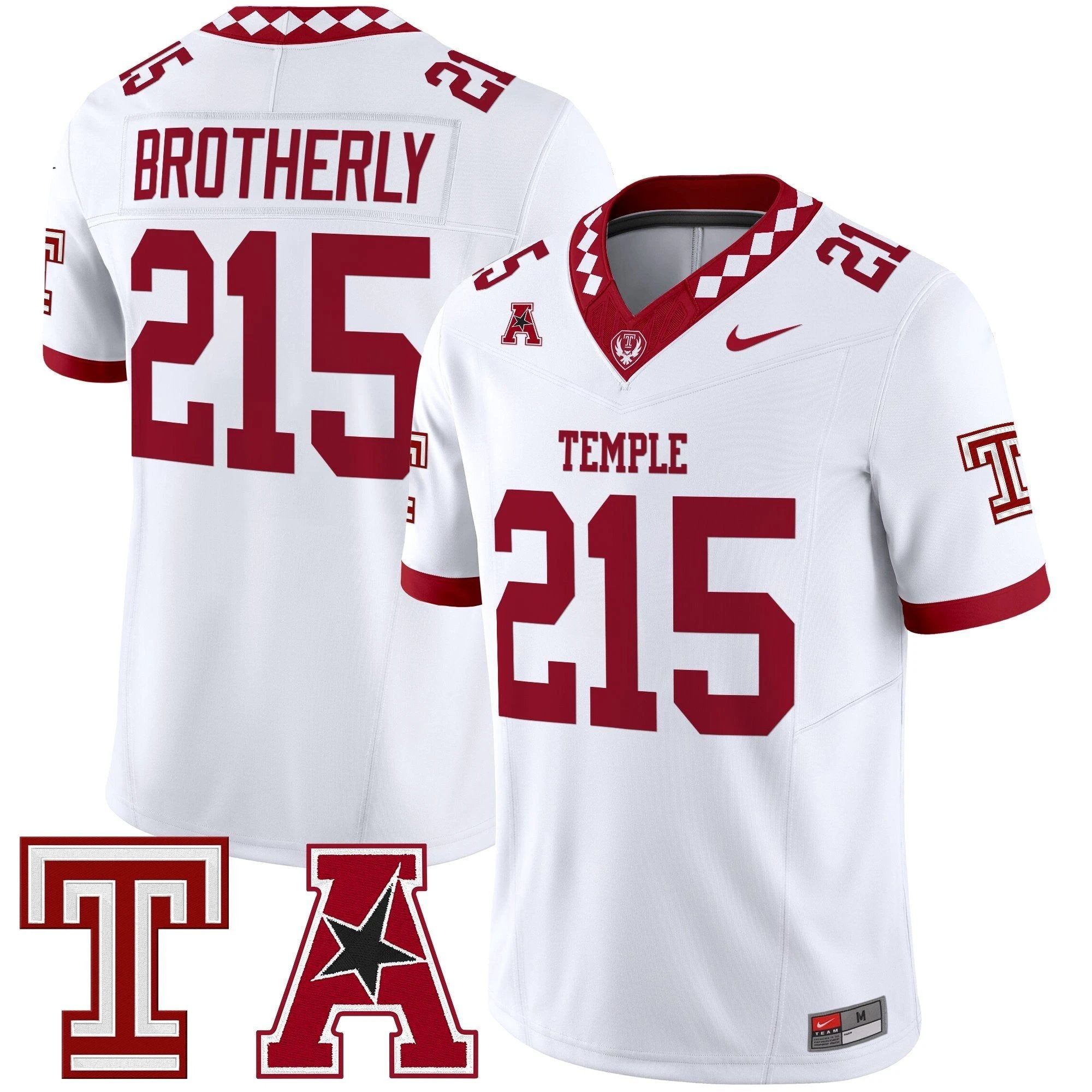 Men's Temple Owls 2025 Vapor Limited Jersey - All Stitched by bustlight