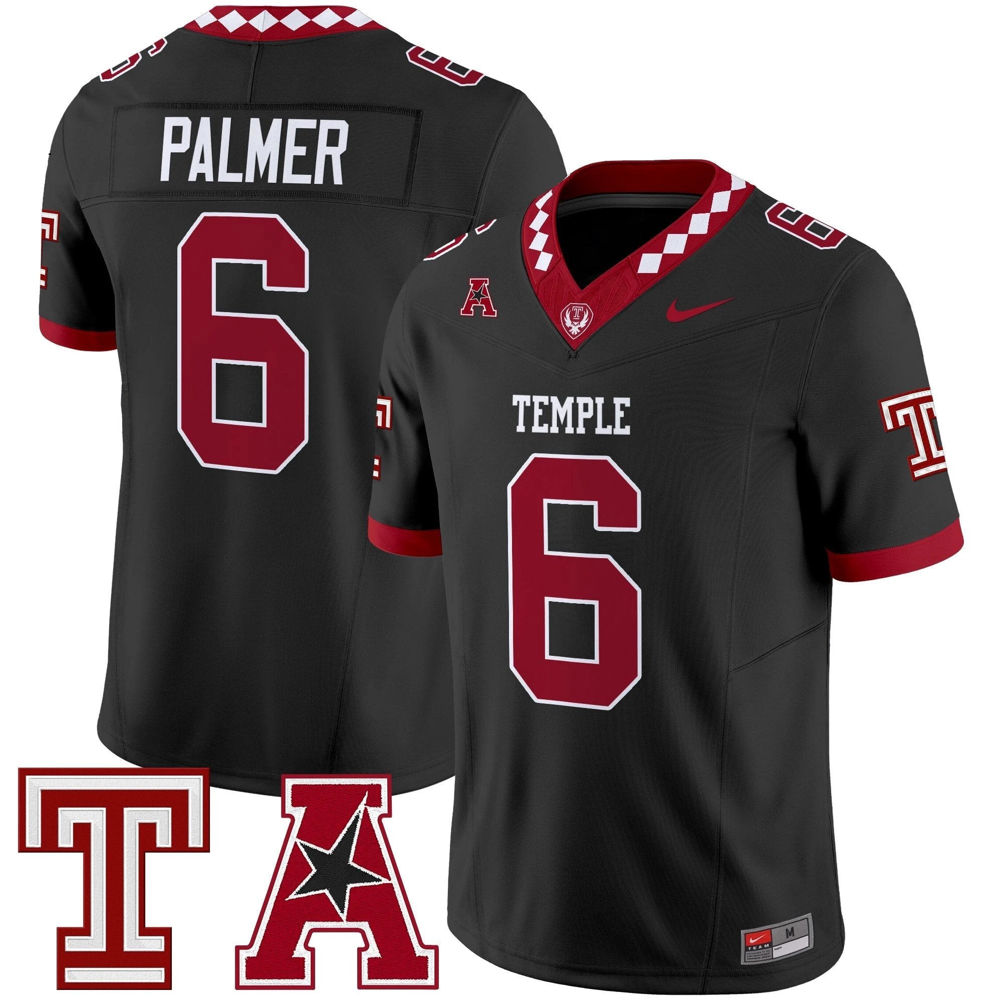 Men's Temple Owls 2025 Vapor Limited Jersey - All Stitched by bustlight