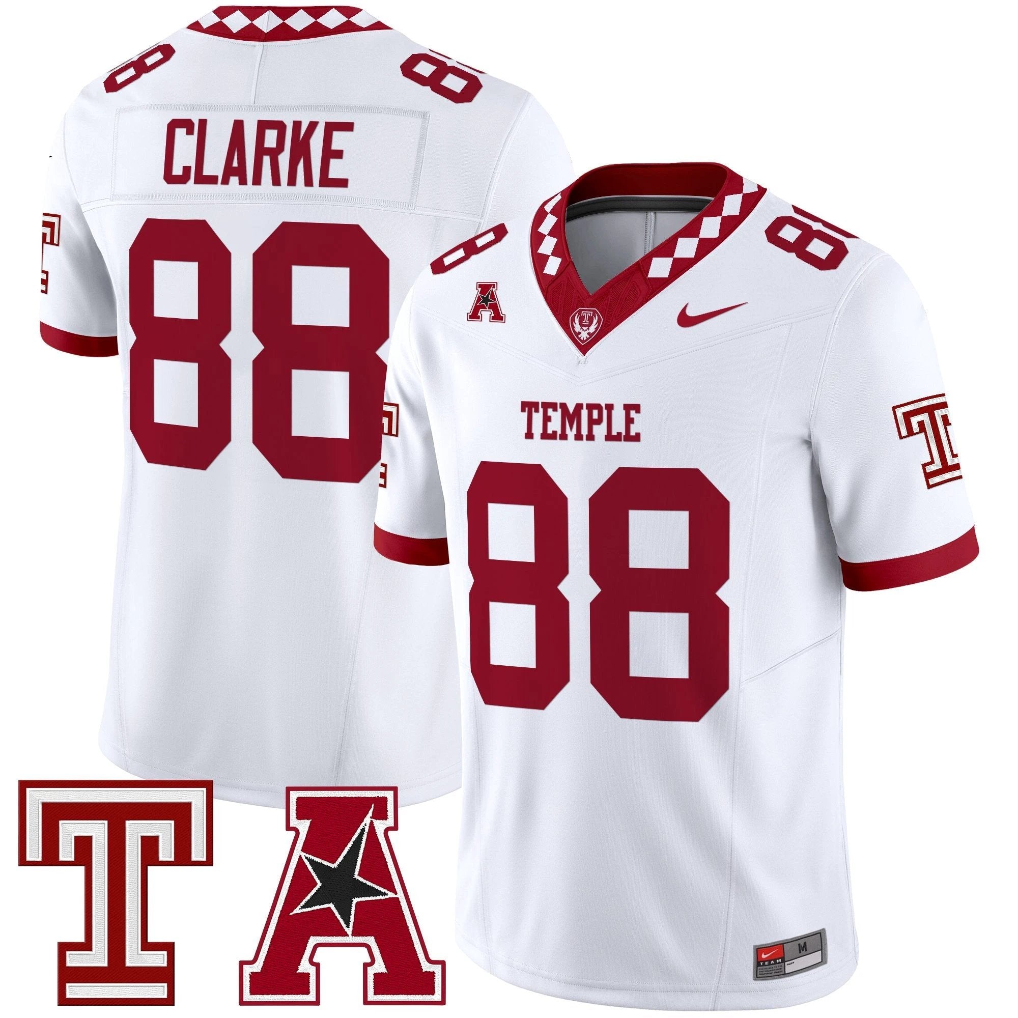 Men's Temple Owls 2025 Vapor Limited Jersey - All Stitched by bustlight