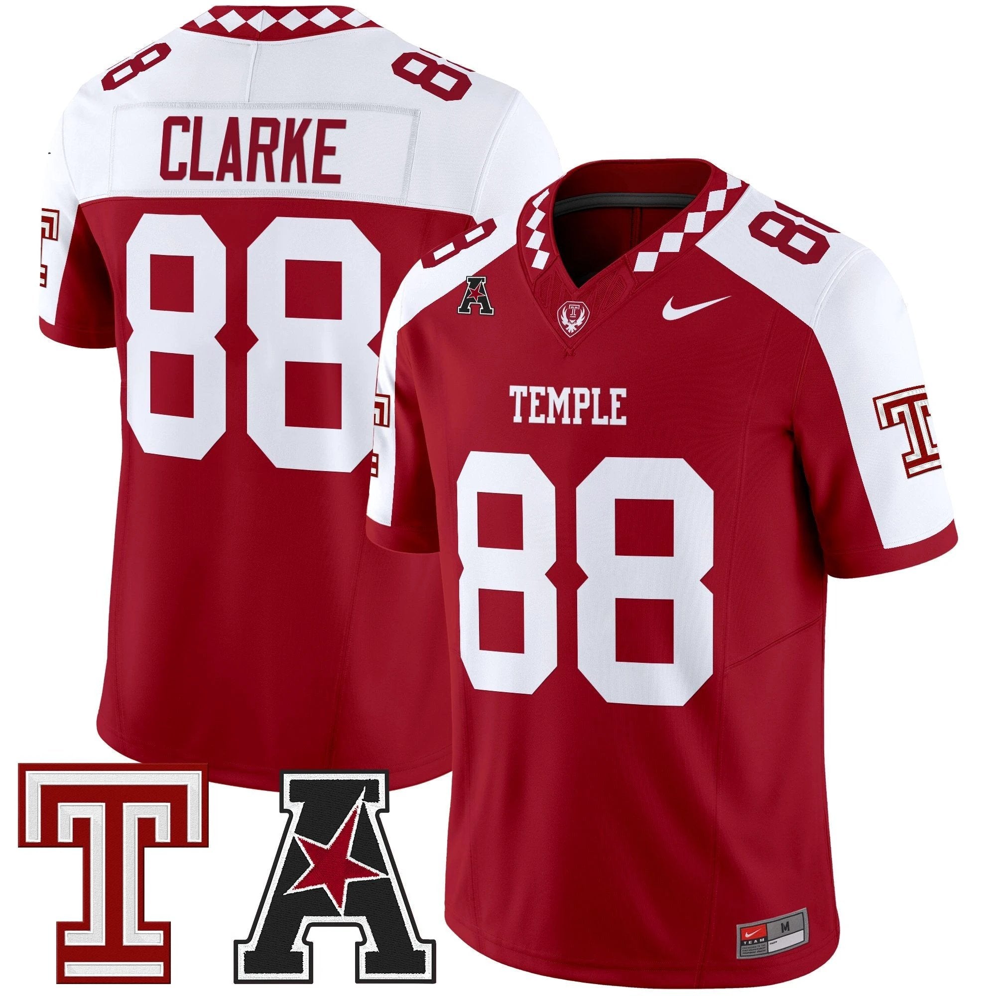 Men's Temple Owls 2025 Vapor Limited Jersey - All Stitched by bustlight