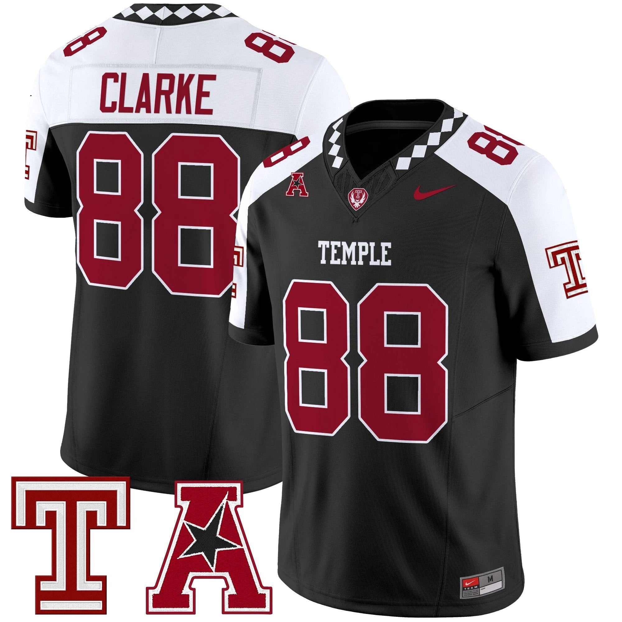 Men's Temple Owls 2025 Vapor Limited Jersey - All Stitched by bustlight