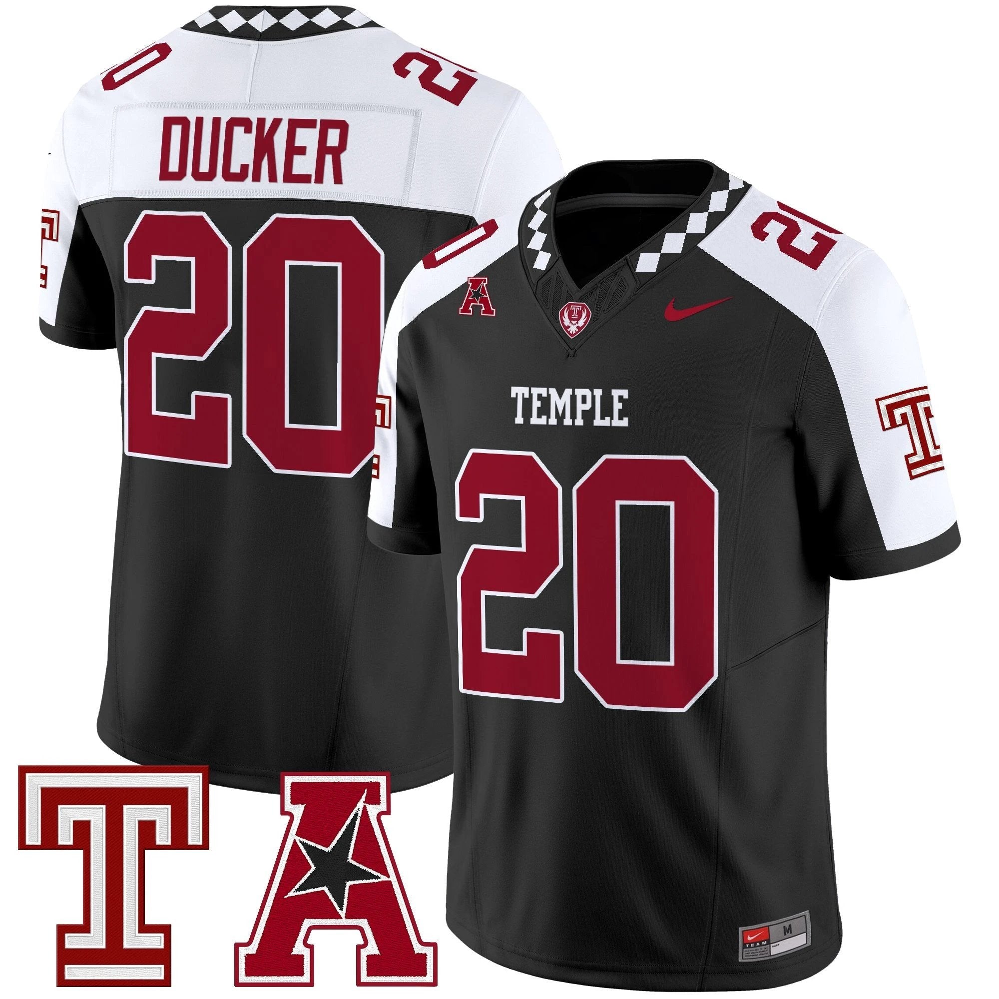 Men's Temple Owls 2025 Vapor Limited Jersey - All Stitched by bustlight