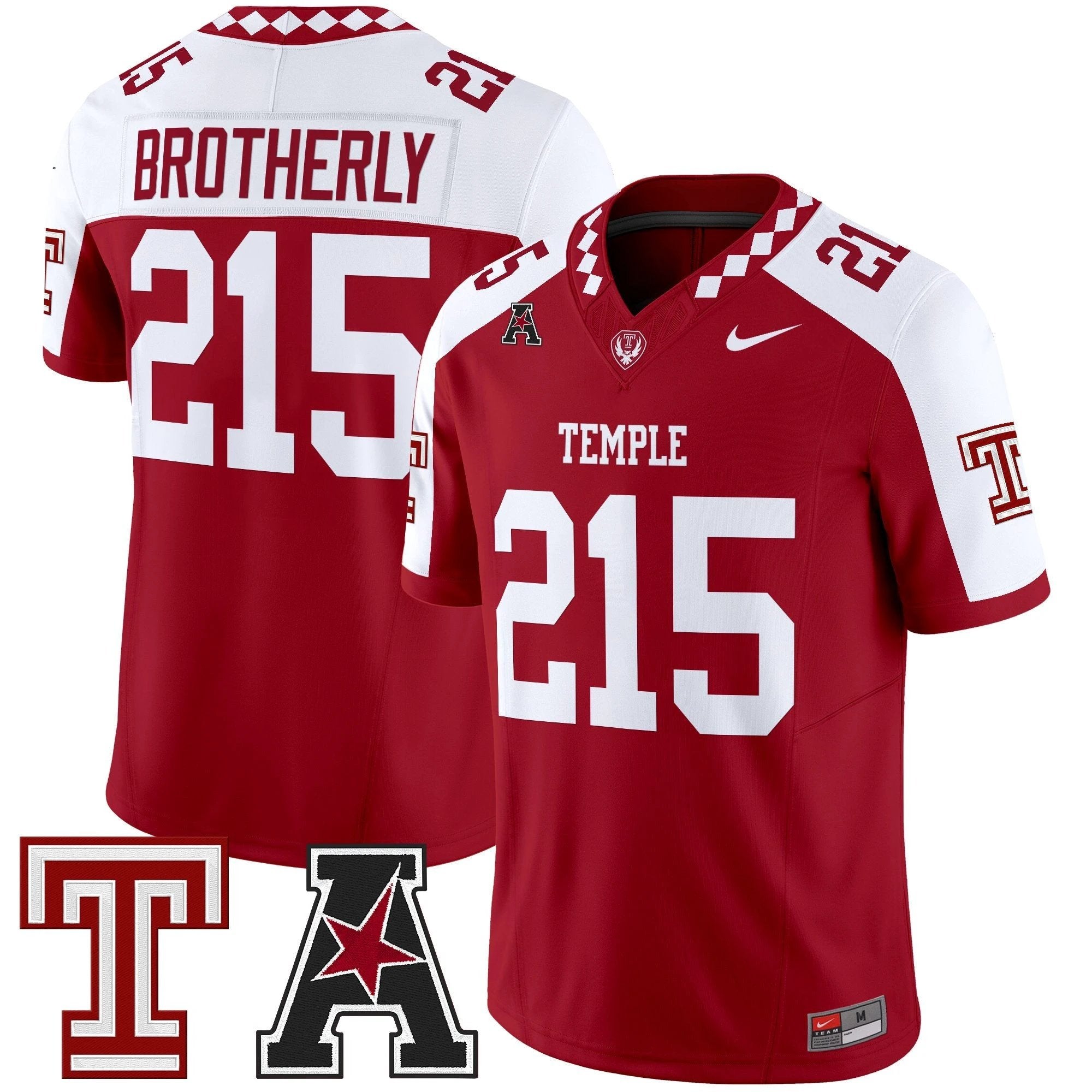 Men's Temple Owls 2025 Vapor Limited Jersey - All Stitched by bustlight