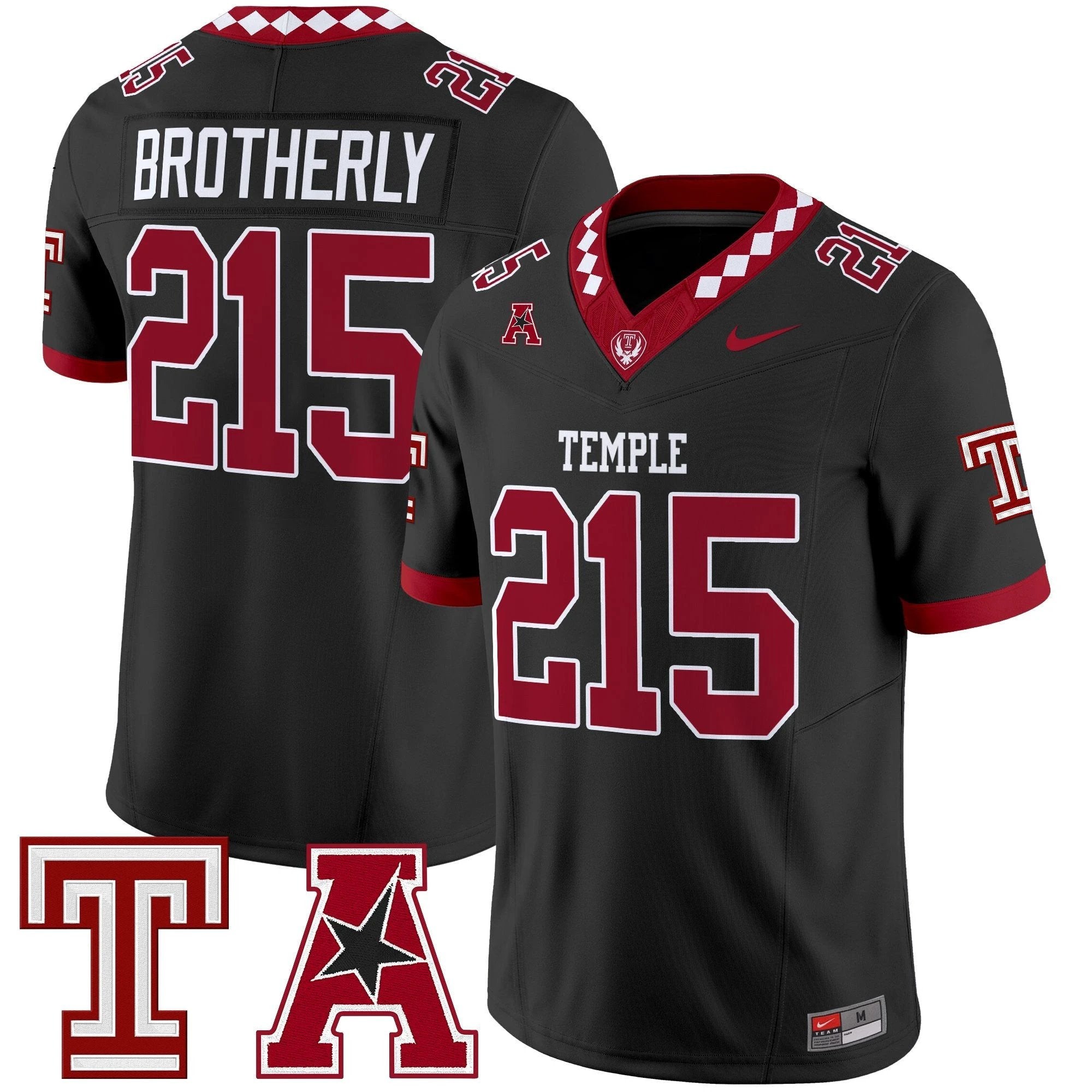 Men's Temple Owls 2025 Vapor Limited Jersey - All Stitched by bustlight