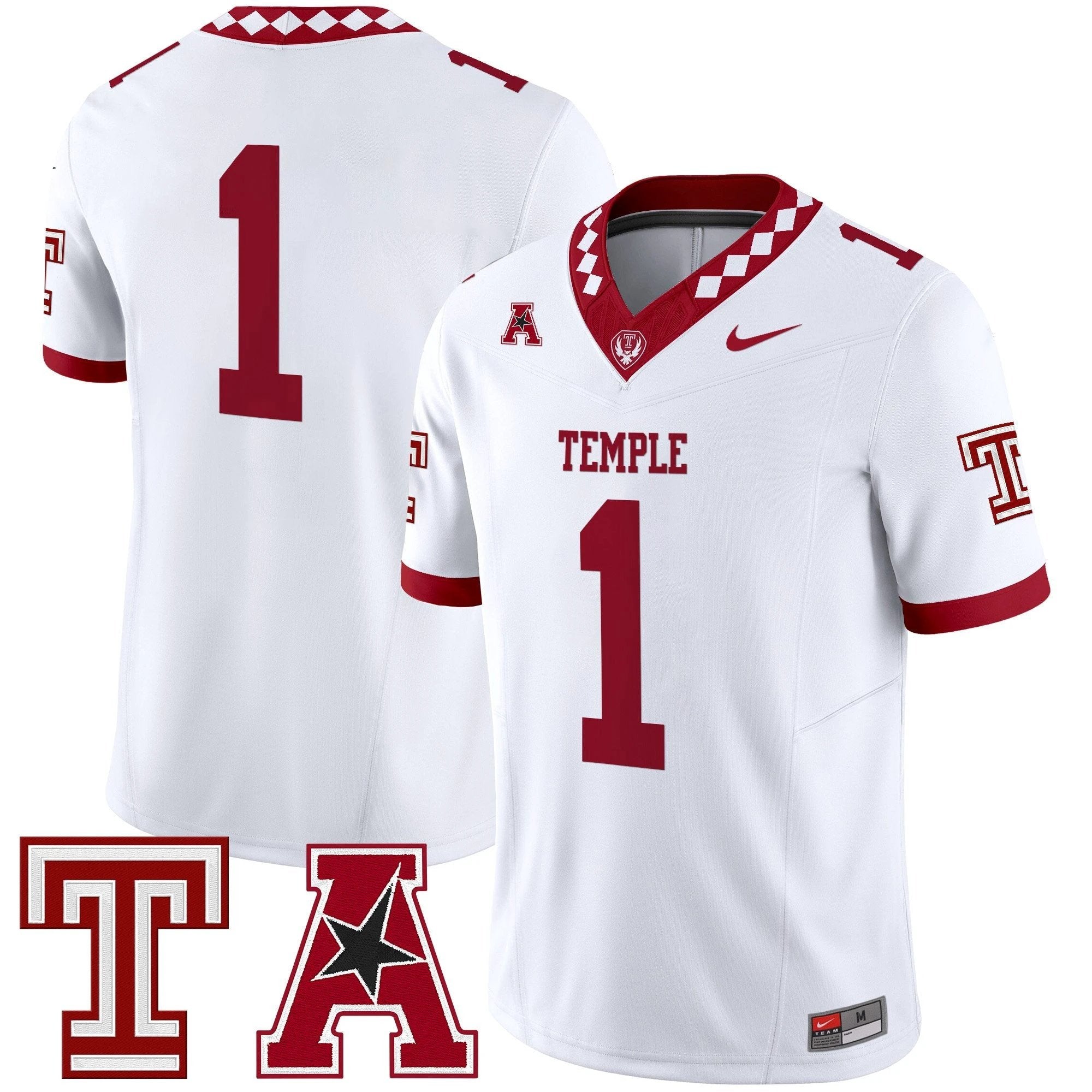 Men's Temple Owls 2025 Vapor Limited Jersey - All Stitched by bustlight