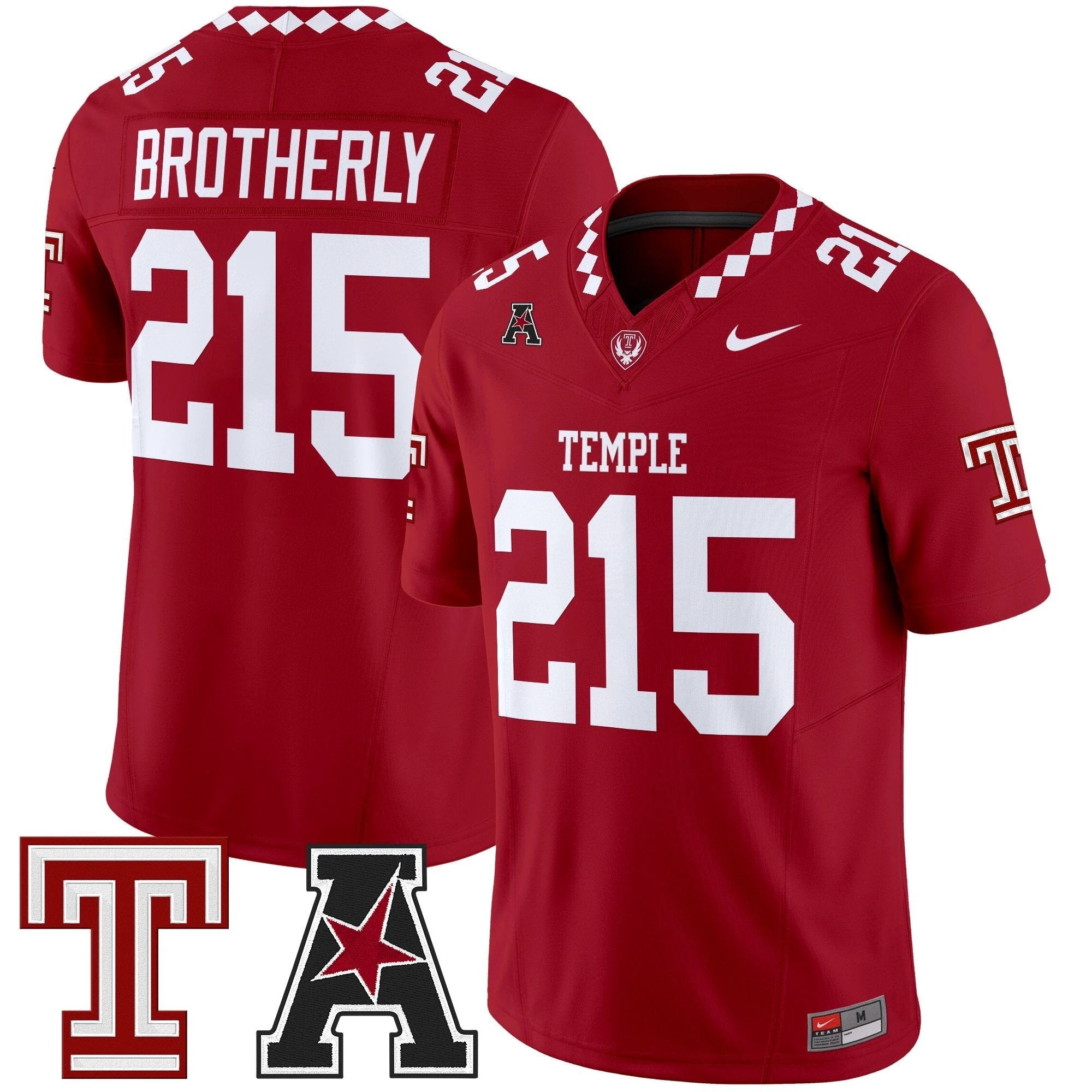 Men's Temple Owls 2025 Vapor Limited Jersey - All Stitched by bustlight