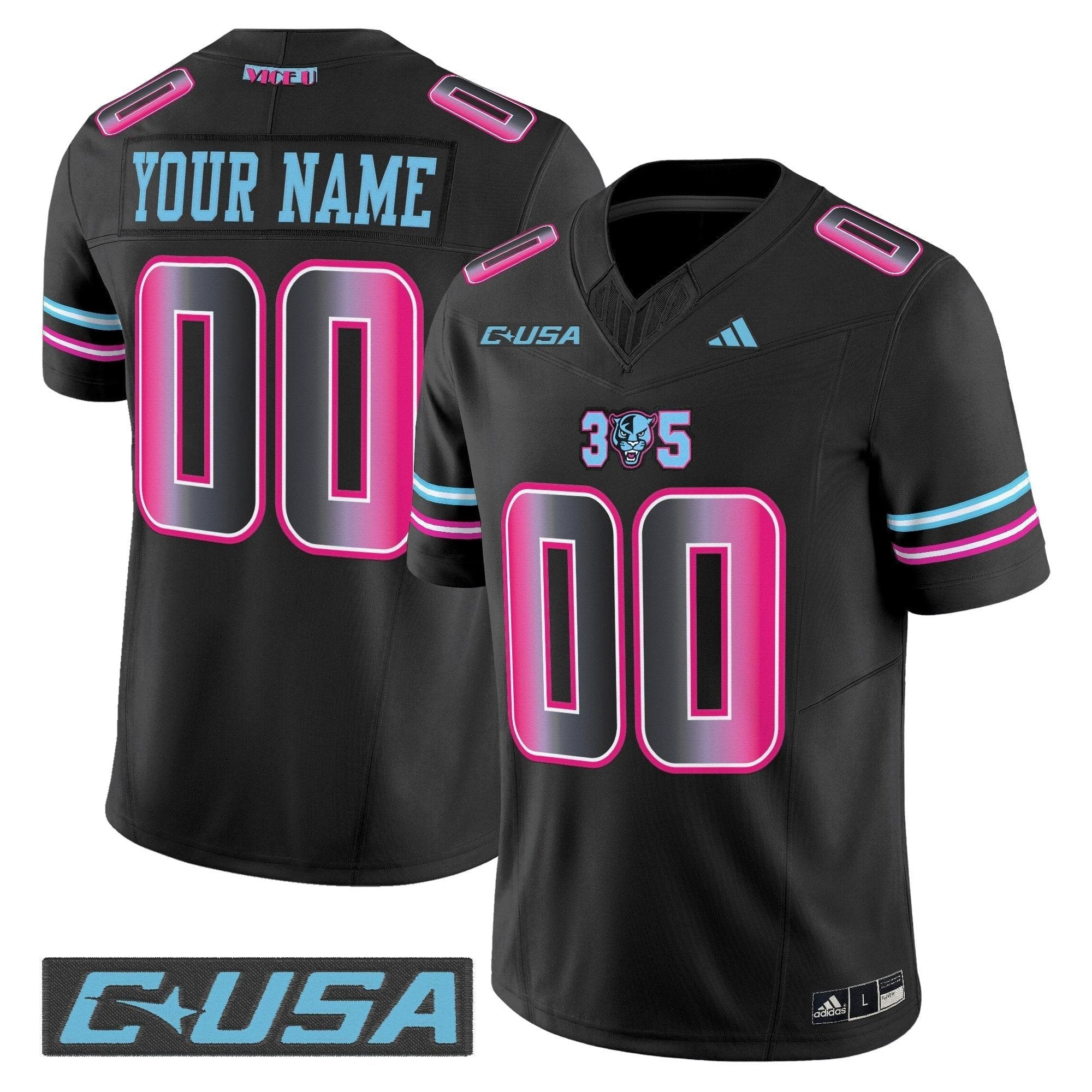 Florida International Panthers 2025 Vapor Limited Custom Jersey - All Stitched by Florida International Panthers
