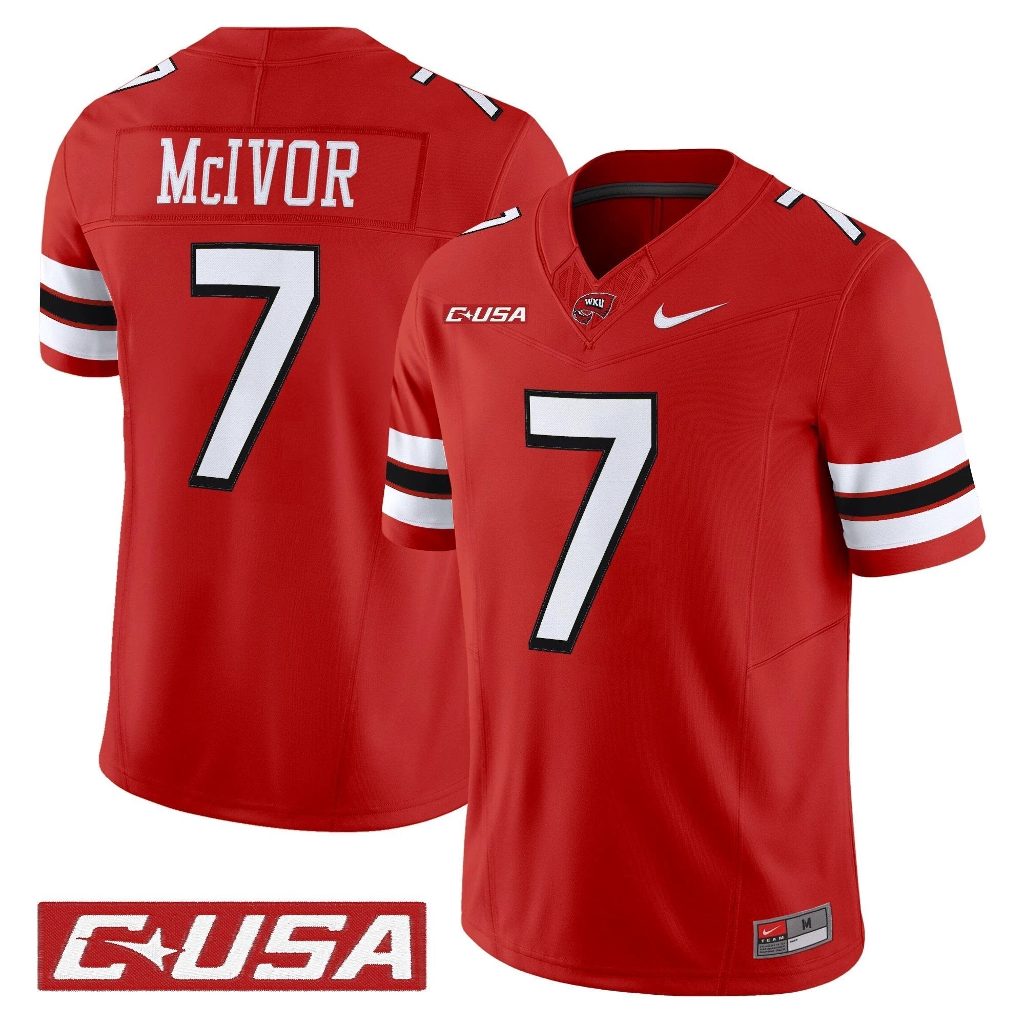 Men's Western Kentucky Hilltoppers 2025 Vapor Limited Jersey - All Stitched by bustlight