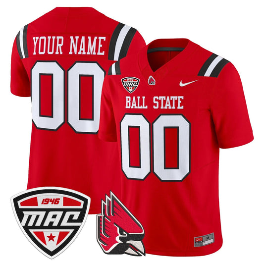 Ball State Cardinals 2025 Vapor Limited Custom Jersey - All Stitched by bustlight
