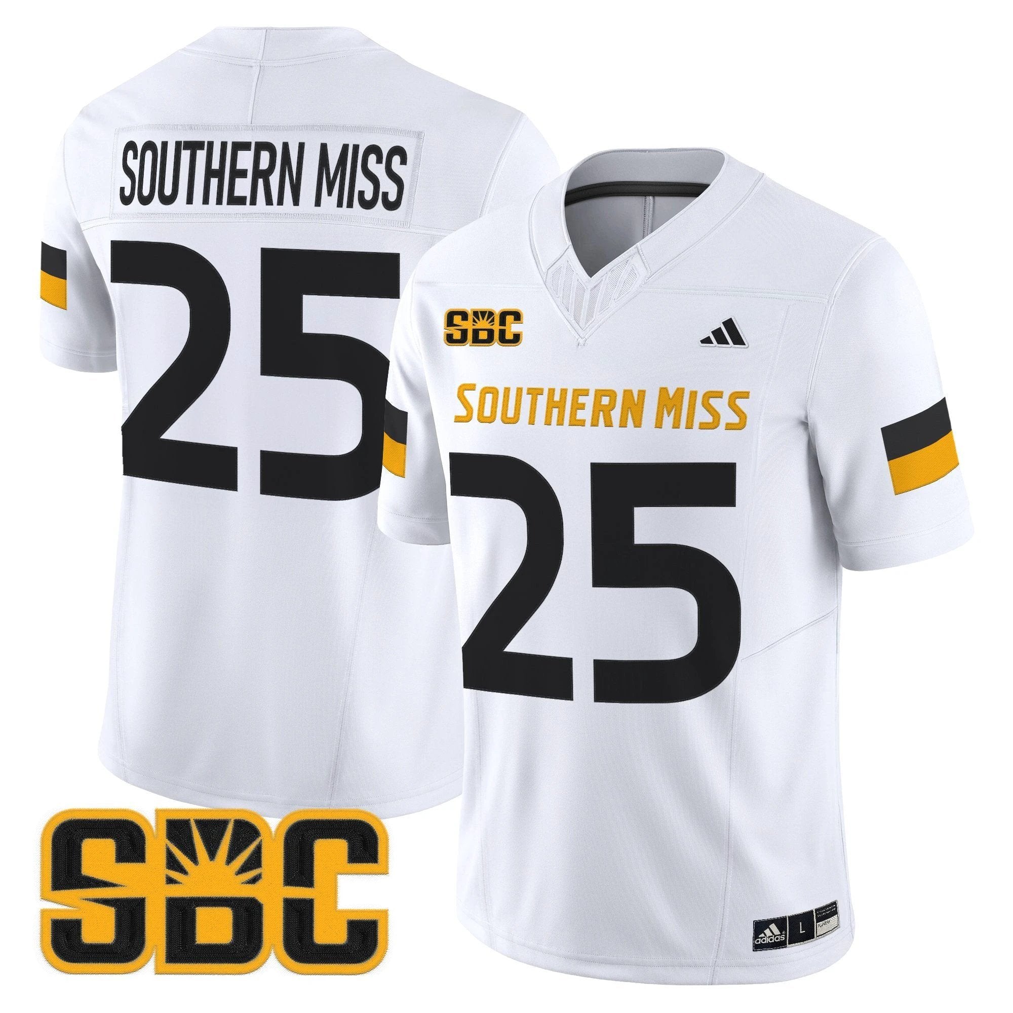 Men's Southern Miss Golden Eagles 2025 Vapor Limited Jersey - All Stitched by bustlight