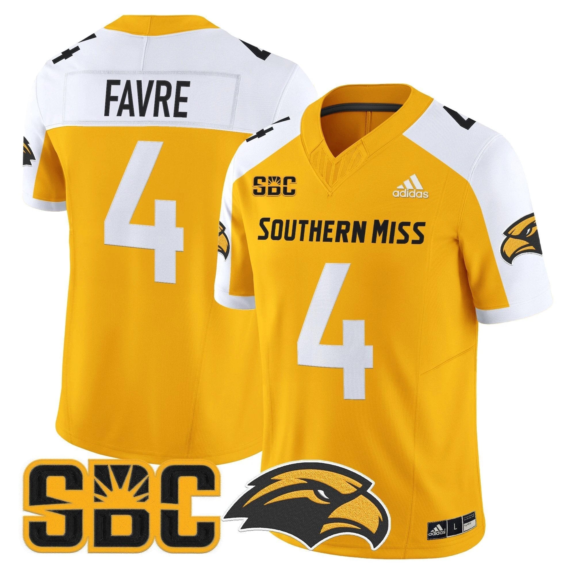Men's Southern Miss Golden Eagles 2025 Vapor Limited Jersey - All Stitched by bustlight