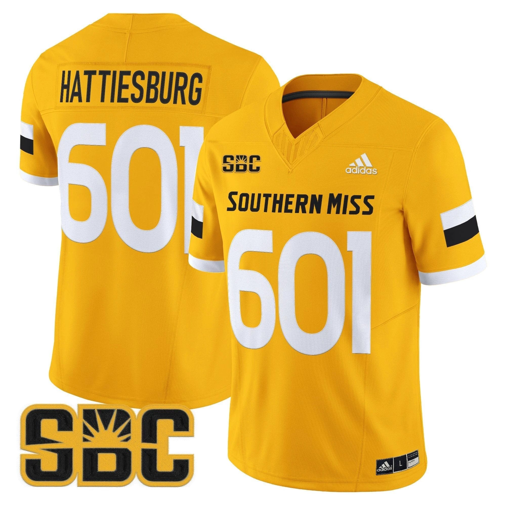 Men's Southern Miss Golden Eagles 2025 Vapor Limited Jersey - All Stitched by bustlight