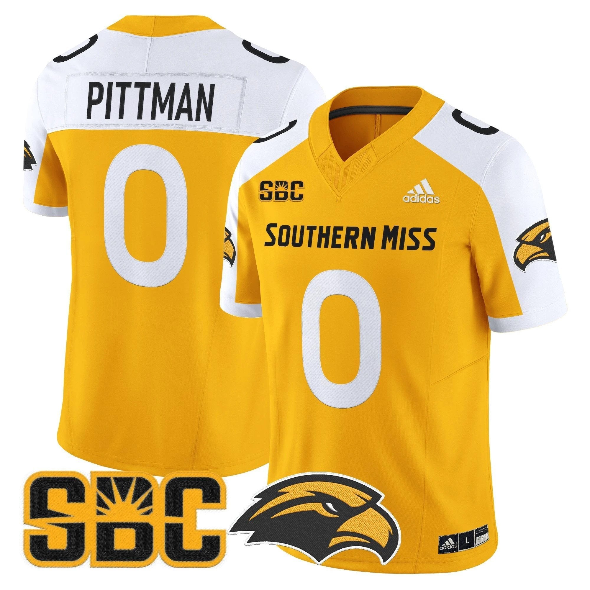 Men's Southern Miss Golden Eagles 2025 Vapor Limited Jersey - All Stitched by bustlight