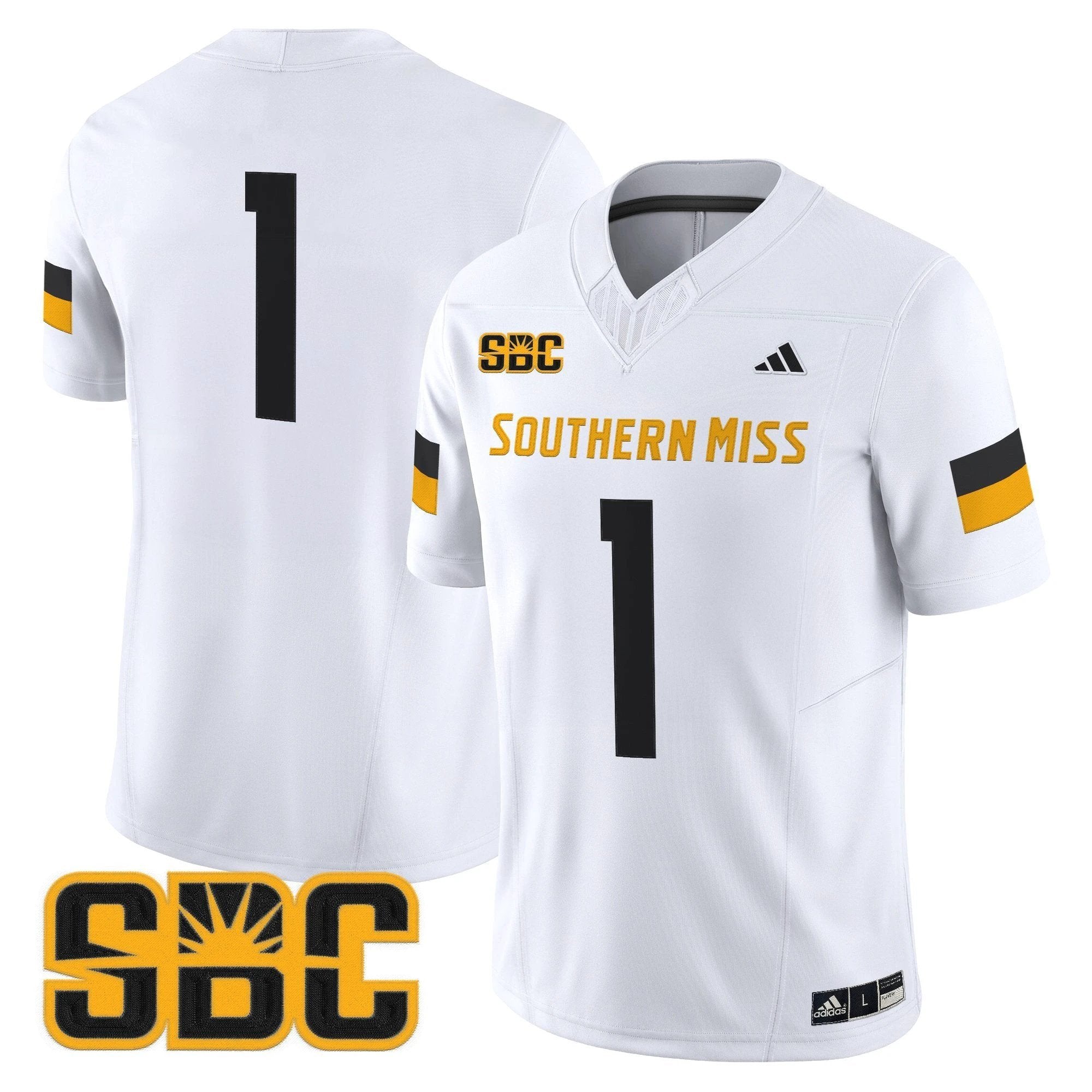Men's Southern Miss Golden Eagles 2025 Vapor Limited Jersey - All Stitched by bustlight