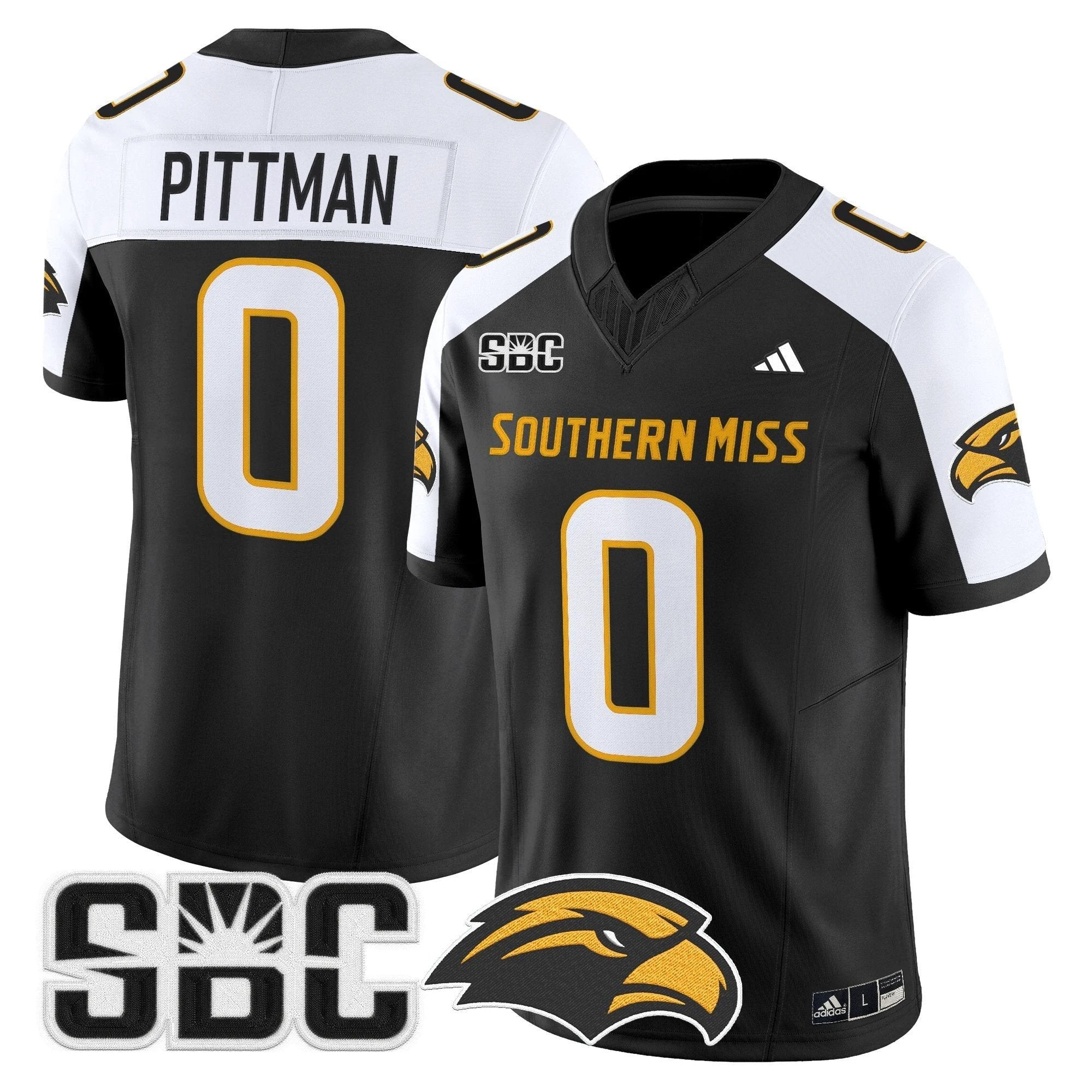 Men's Southern Miss Golden Eagles 2025 Vapor Limited Jersey - All Stitched by bustlight