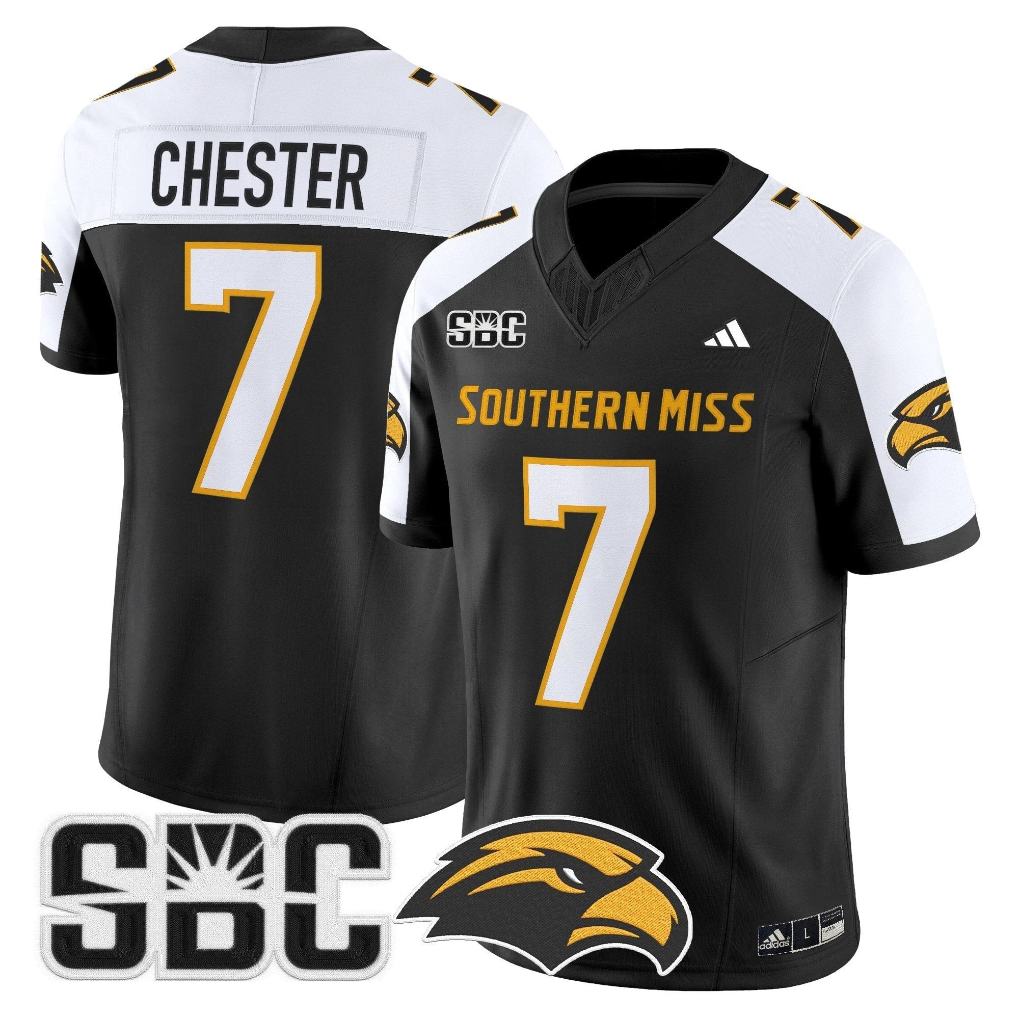 Men's Southern Miss Golden Eagles 2025 Vapor Limited Jersey - All Stitched by bustlight
