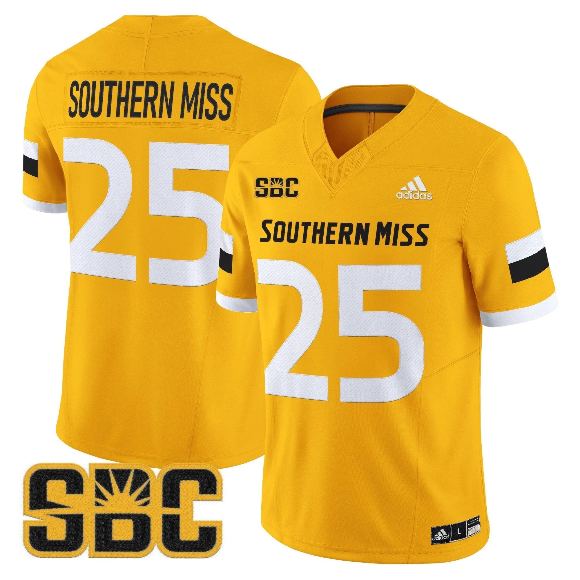 Men's Southern Miss Golden Eagles 2025 Vapor Limited Jersey - All Stitched by bustlight