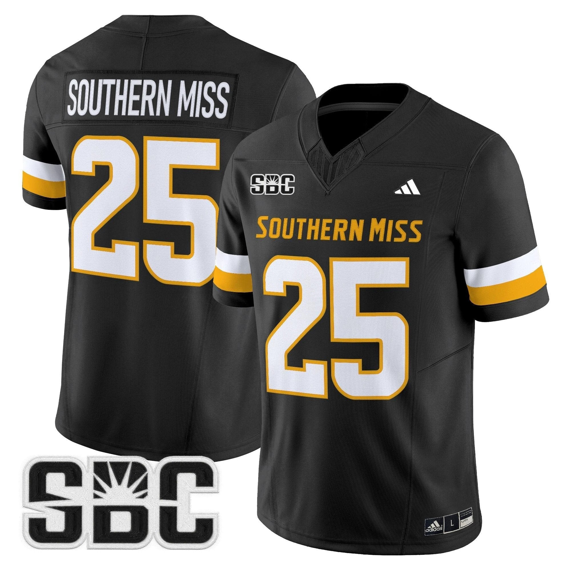 Men's Southern Miss Golden Eagles 2025 Vapor Limited Jersey - All Stitched by bustlight