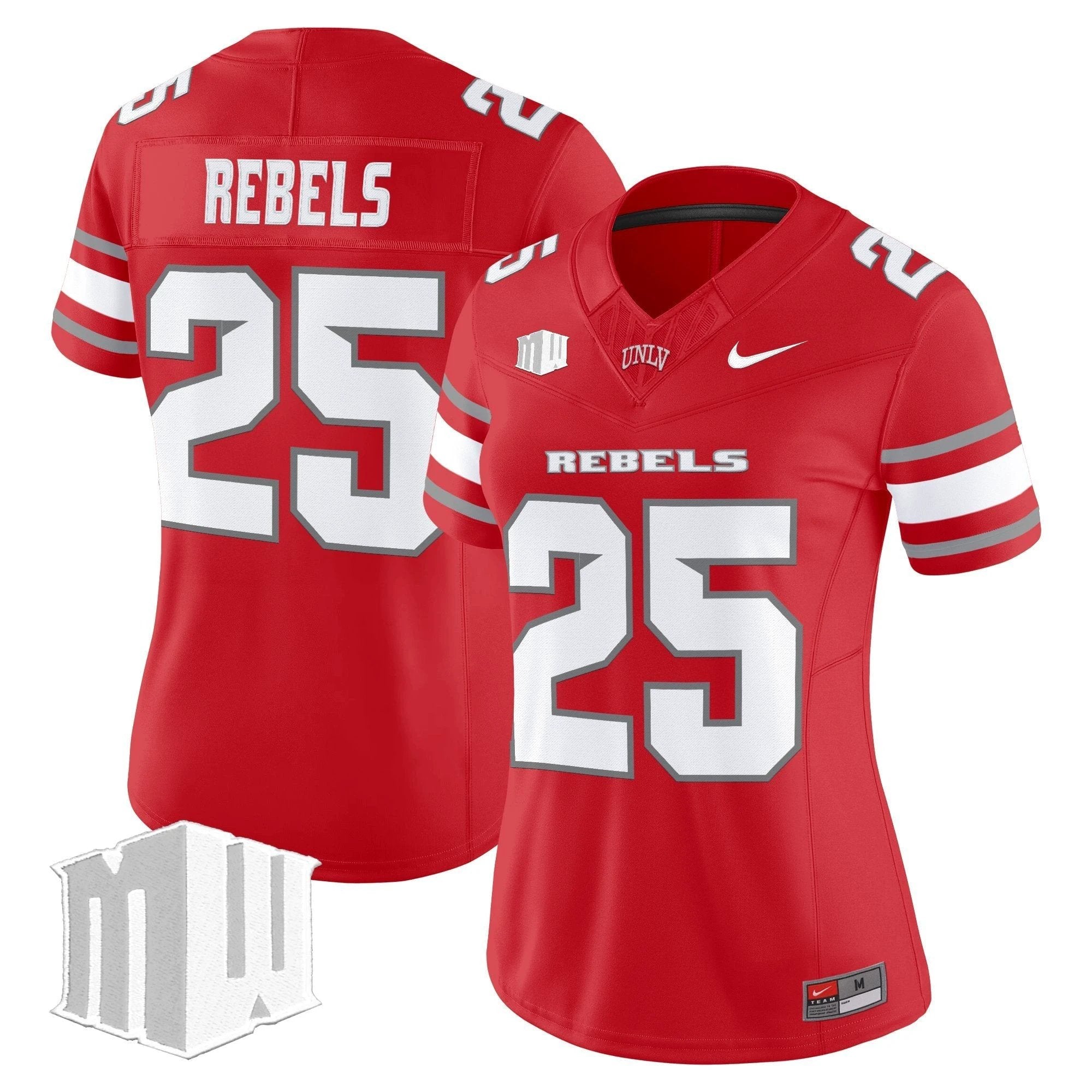 Women's UNLV Rebels 2025 Vapor Limited Jersey - All Stitched by bustlight