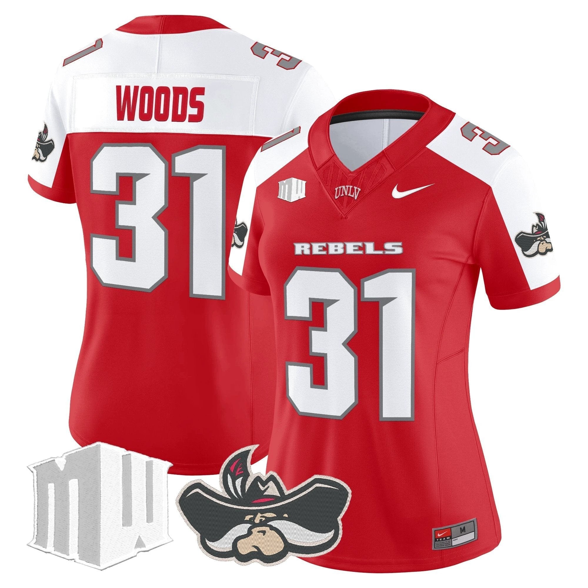 Women's UNLV Rebels 2025 Vapor Limited Jersey - All Stitched by bustlight