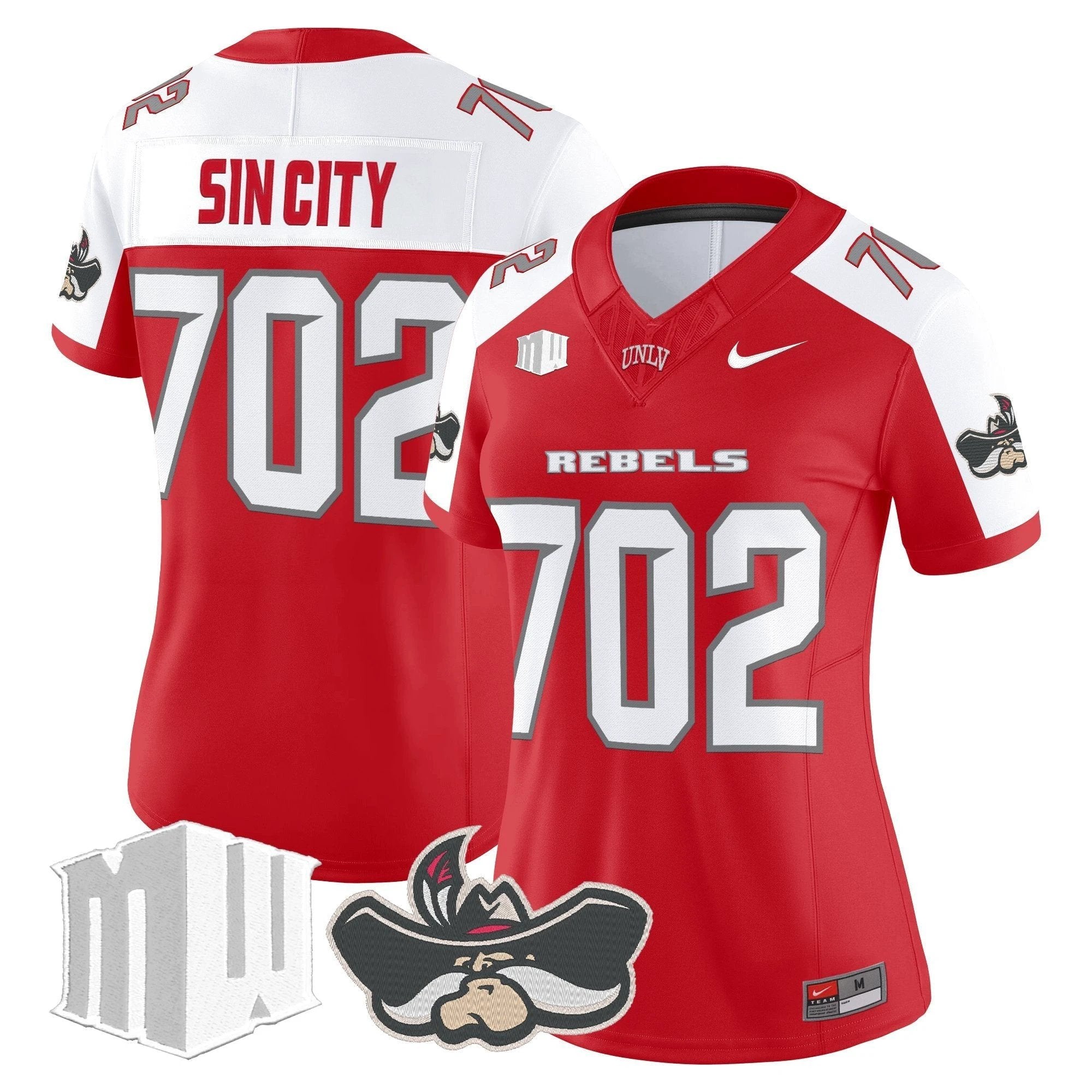 Women's UNLV Rebels 2025 Vapor Limited Jersey - All Stitched by bustlight
