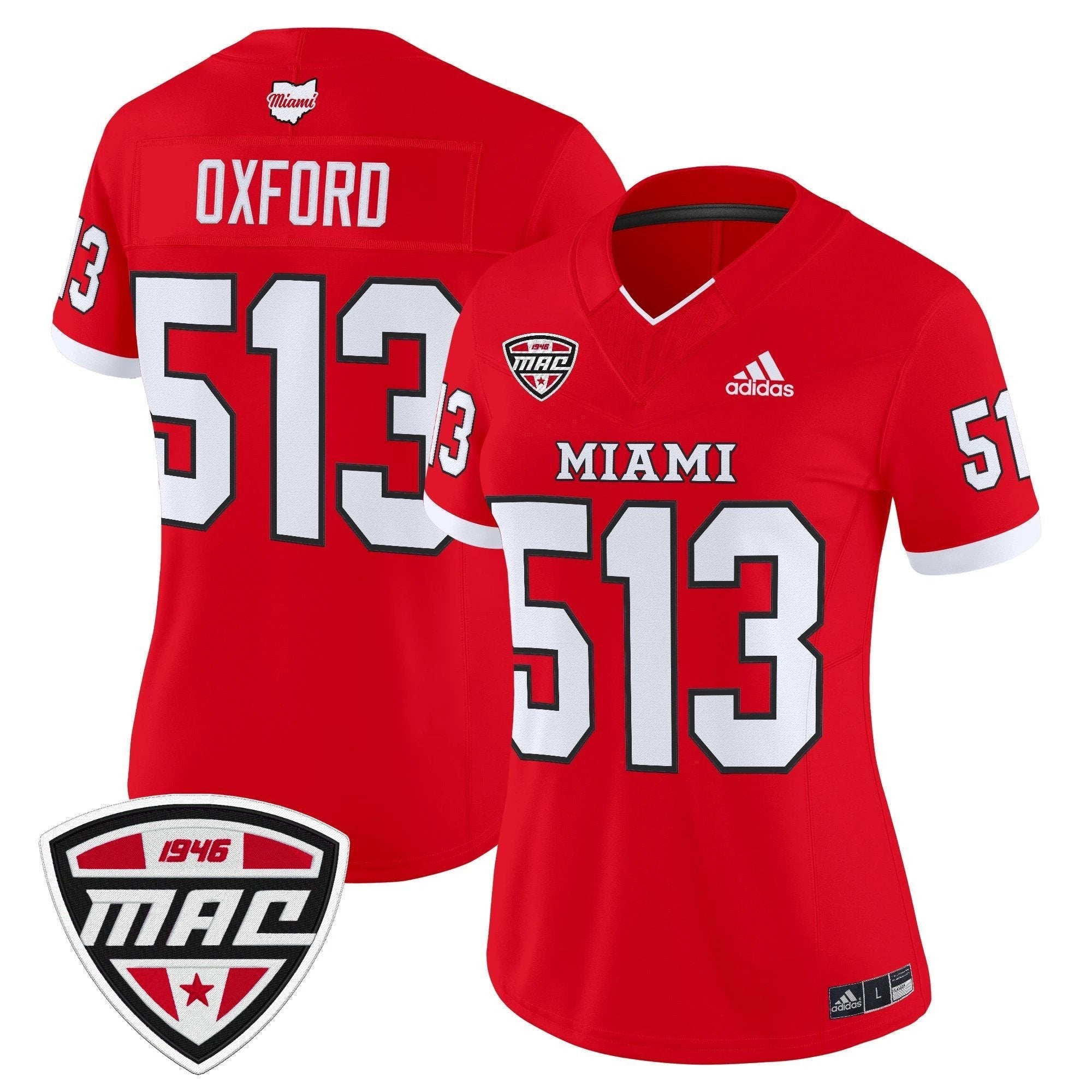 Women's Miami (OH) RedHawks 2025 Vapor Limited Jersey - All Stitched by bustlight