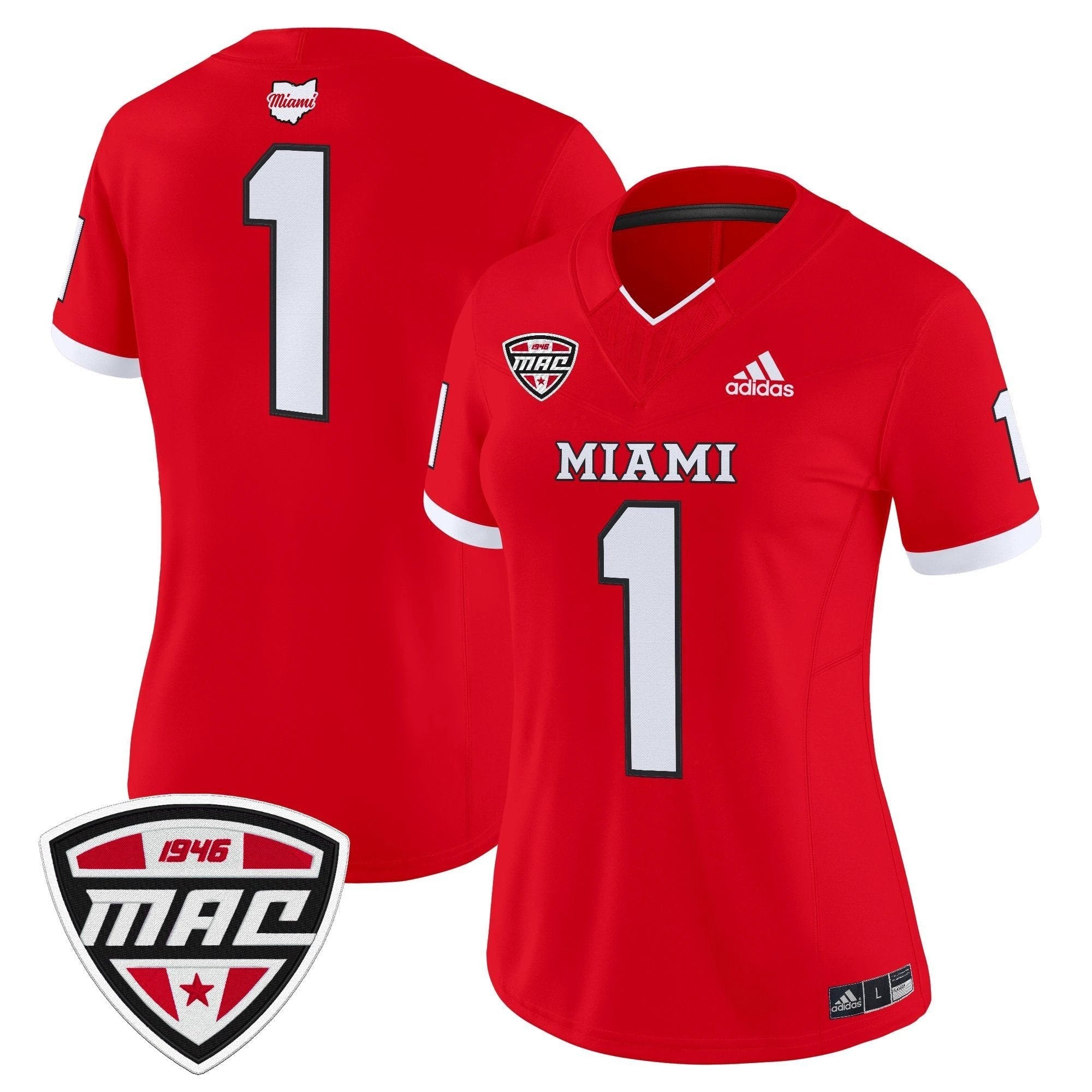 Women's Miami (OH) RedHawks 2025 Vapor Limited Jersey - All Stitched by bustlight