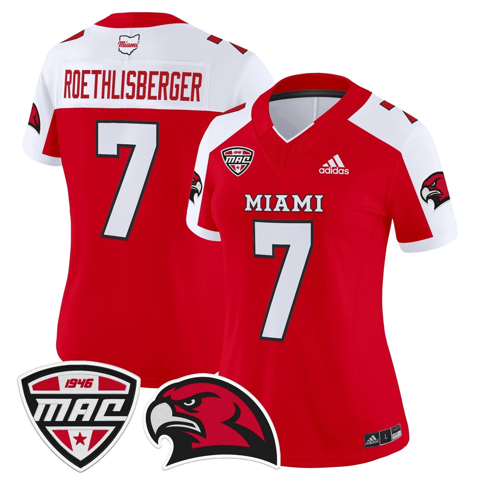 Women's Miami (OH) RedHawks 2025 Vapor Limited Jersey - All Stitched by bustlight