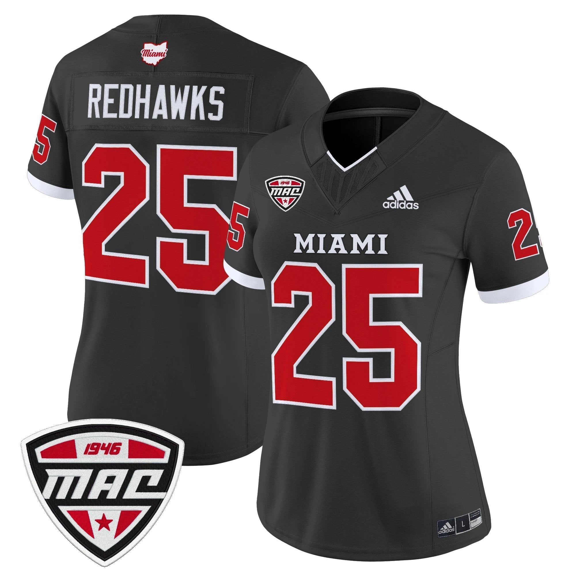 Women's Miami (OH) RedHawks 2025 Vapor Limited Jersey - All Stitched by bustlight