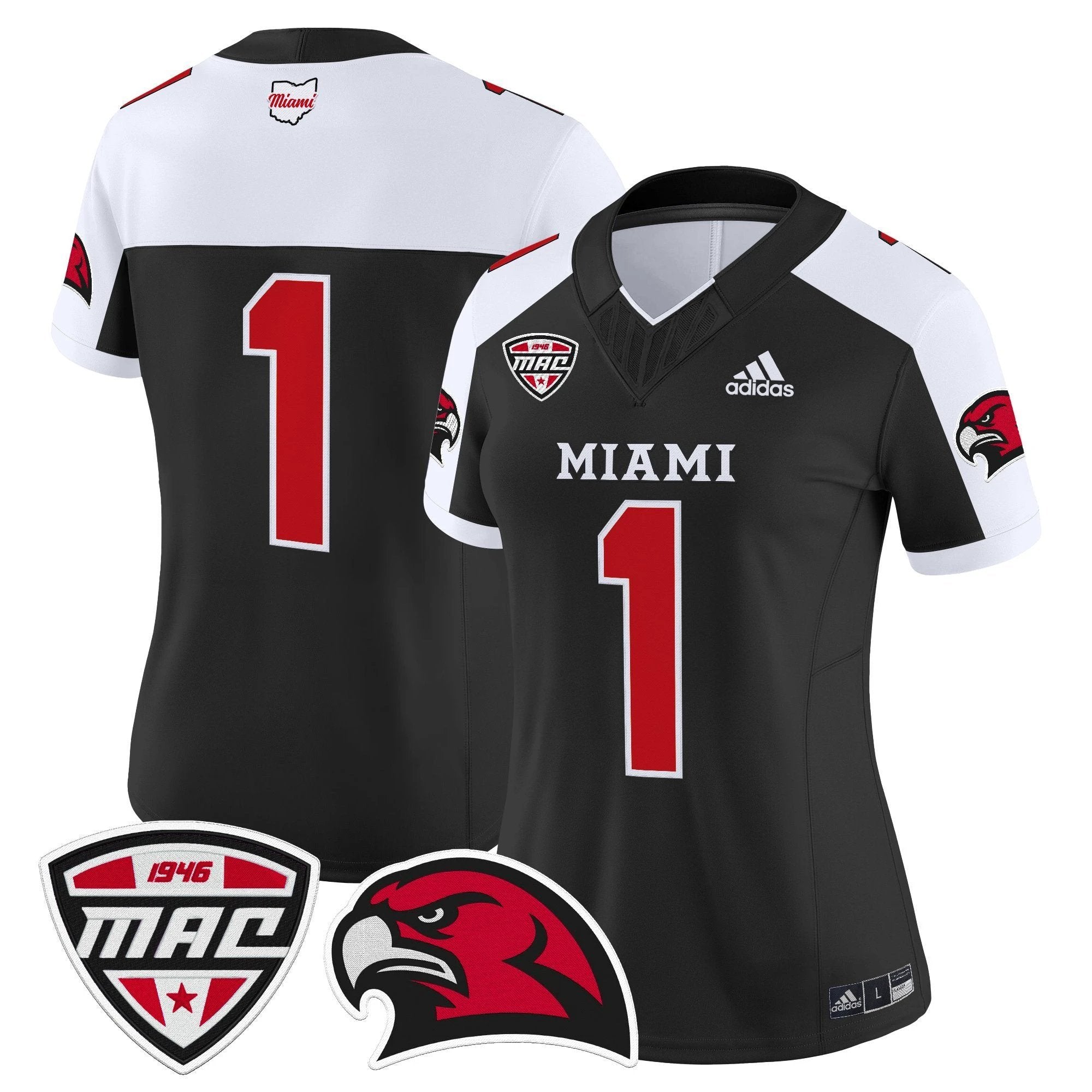 Women's Miami (OH) RedHawks 2025 Vapor Limited Jersey - All Stitched by bustlight