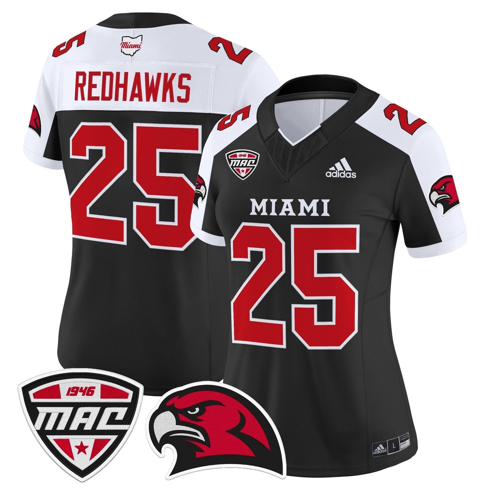 Women's Miami (OH) RedHawks 2025 Vapor Limited Jersey - All Stitched by bustlight