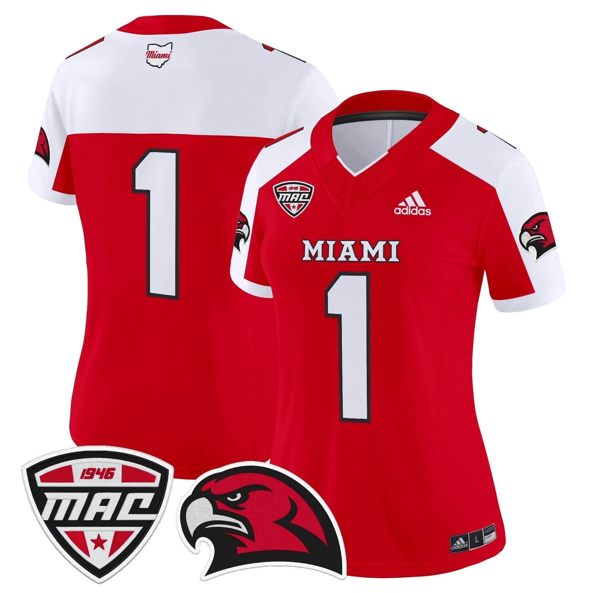 Women's Miami (OH) RedHawks 2025 Vapor Limited Jersey - All Stitched by bustlight