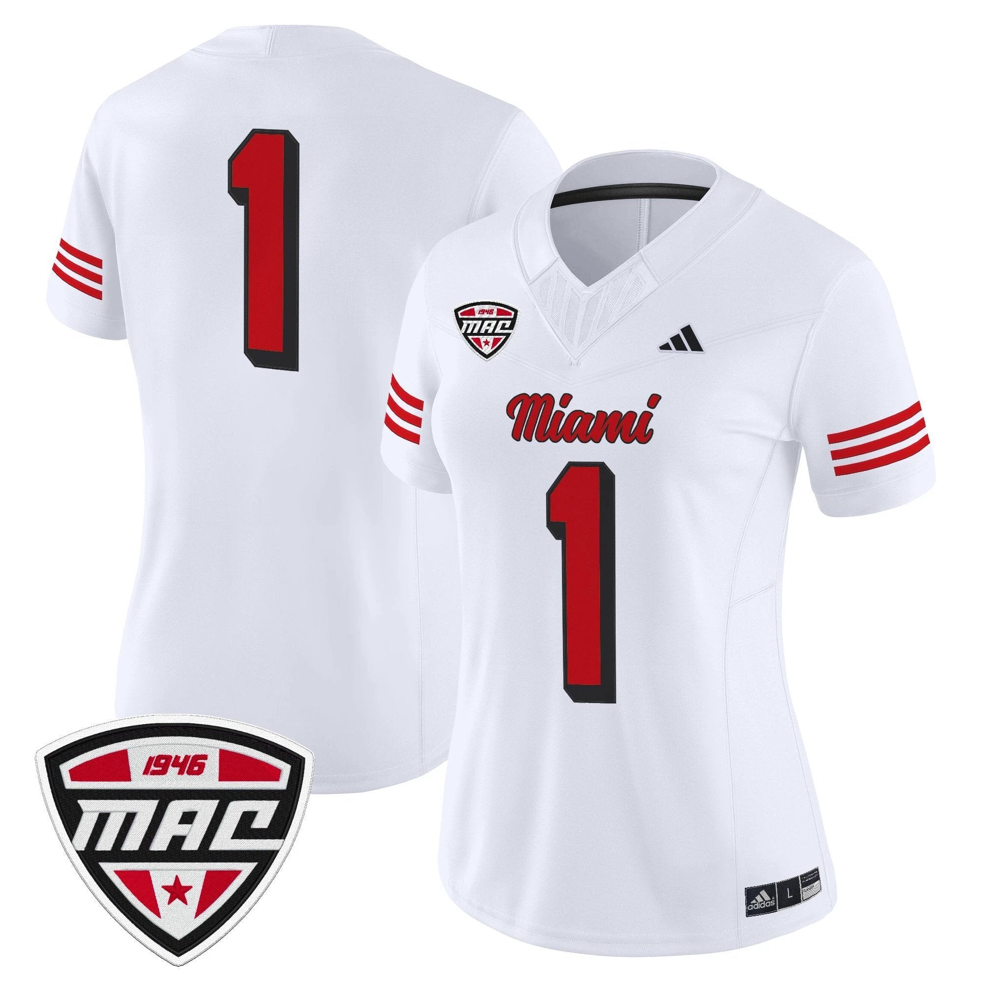 Women's Miami (OH) RedHawks 2025 Vapor Limited Jersey - All Stitched by bustlight