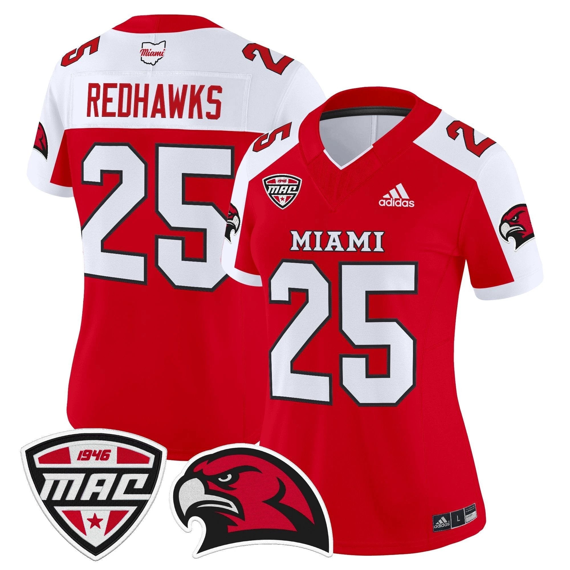 Women's Miami (OH) RedHawks 2025 Vapor Limited Jersey - All Stitched by bustlight