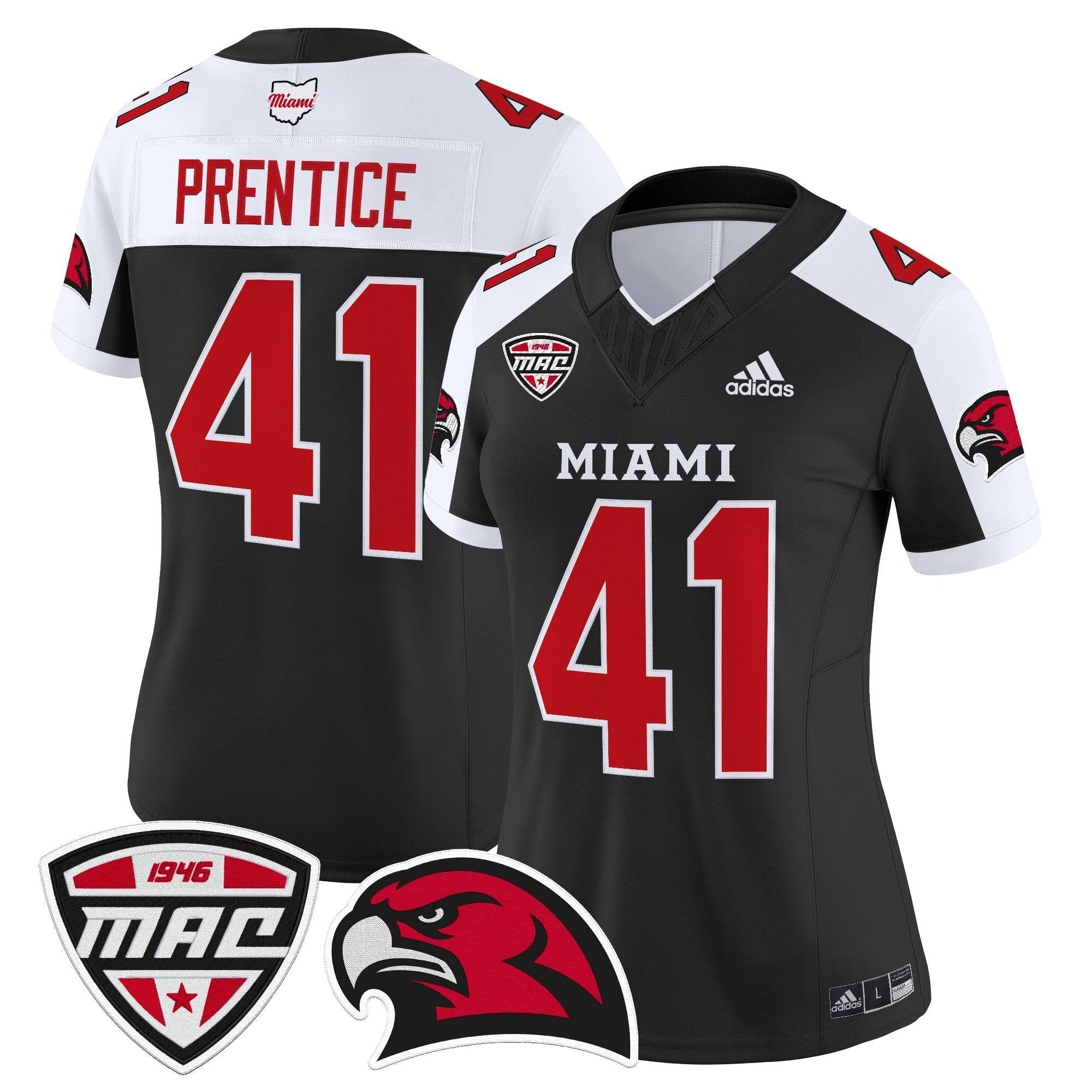Women's Miami (OH) RedHawks 2025 Vapor Limited Jersey - All Stitched by bustlight