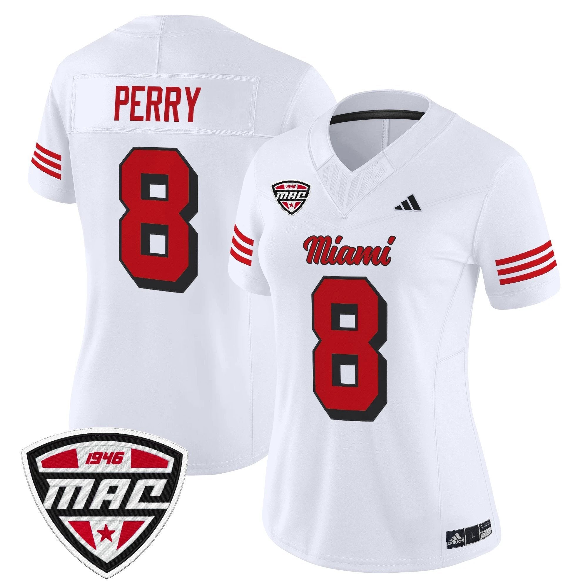 Women's Miami (OH) RedHawks 2025 Vapor Limited Jersey - All Stitched by bustlight
