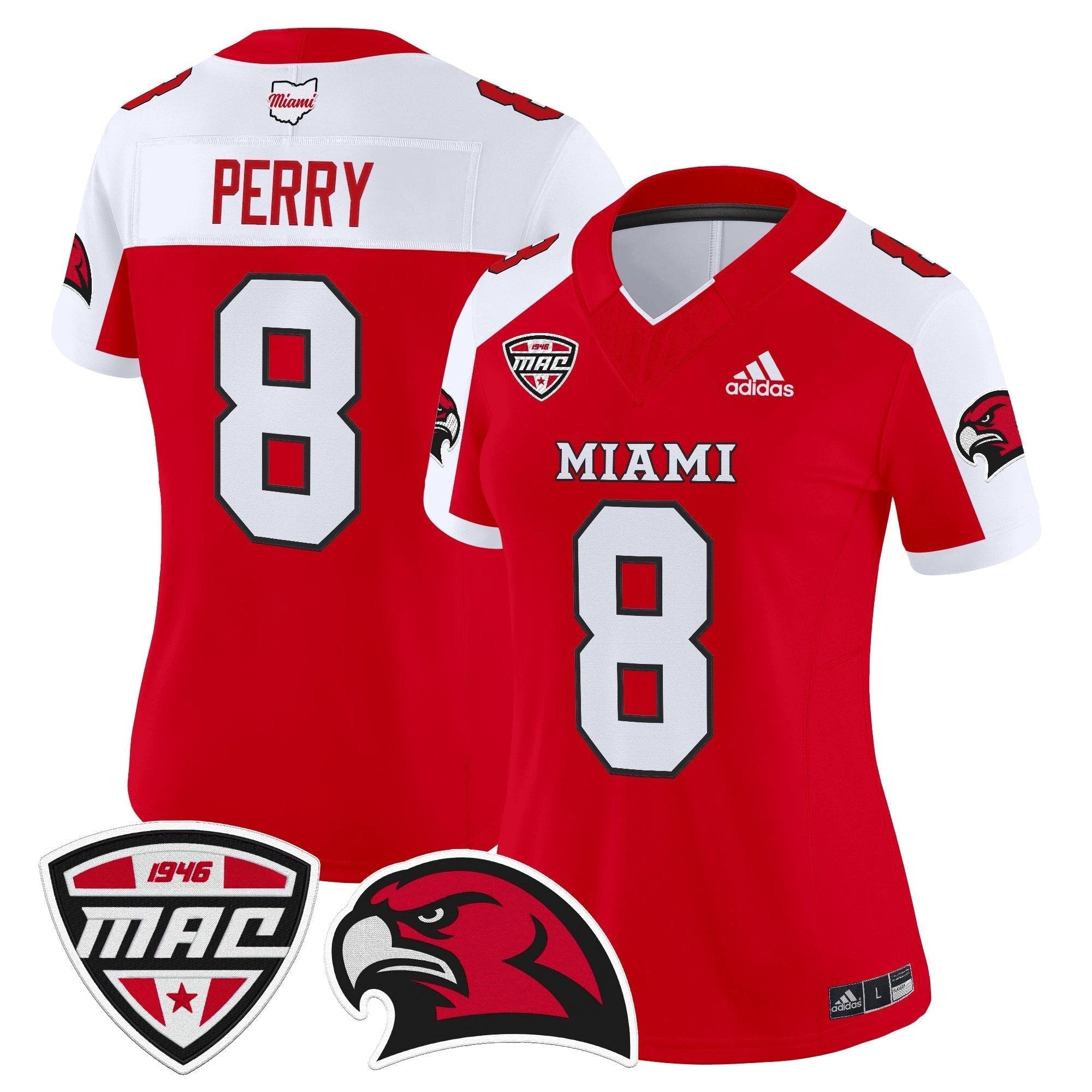 Women's Miami (OH) RedHawks 2025 Vapor Limited Jersey - All Stitched by bustlight
