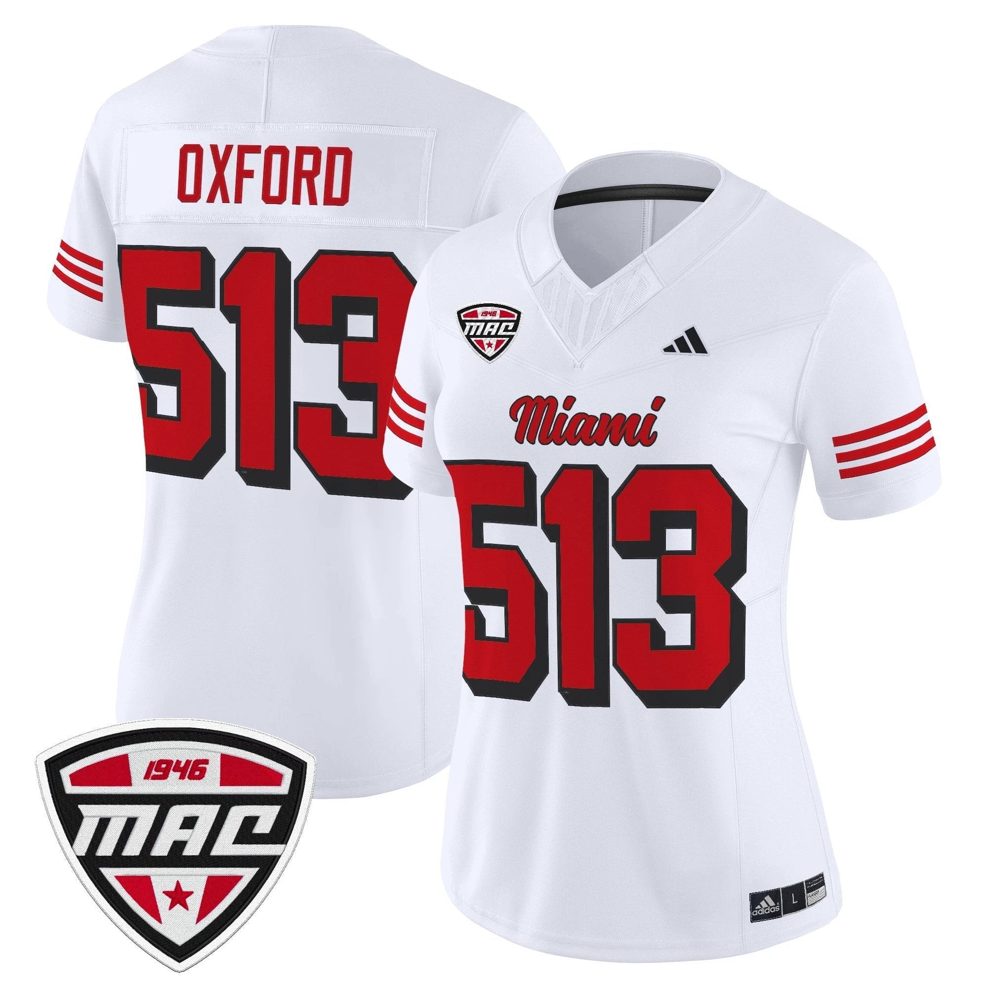 Women's Miami (OH) RedHawks 2025 Vapor Limited Jersey - All Stitched by bustlight
