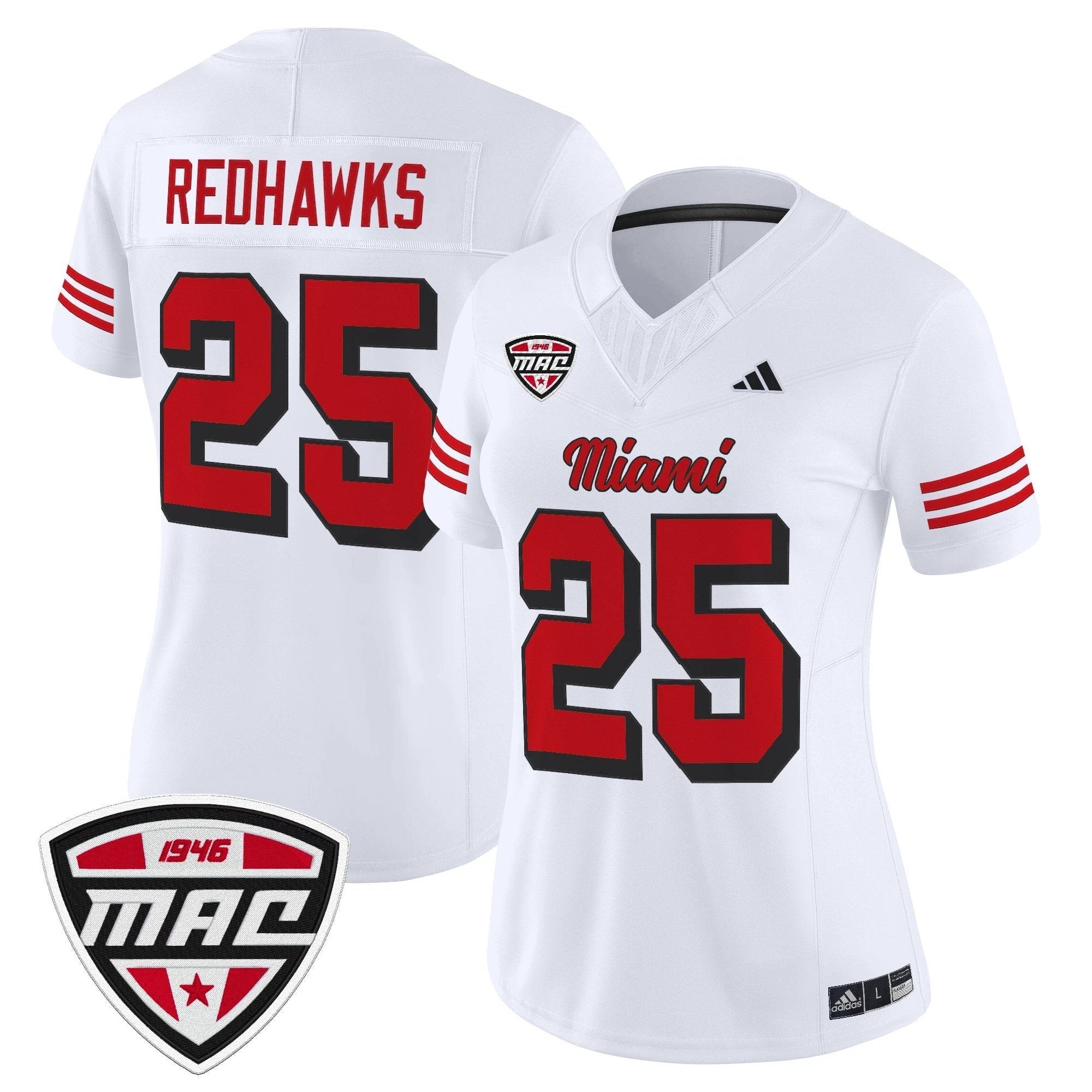 Women's Miami (OH) RedHawks 2025 Vapor Limited Jersey - All Stitched by bustlight