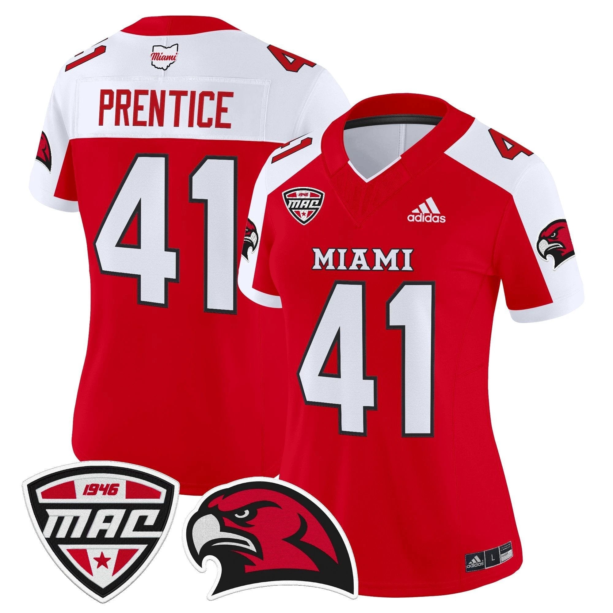 Women's Miami (OH) RedHawks 2025 Vapor Limited Jersey - All Stitched by bustlight