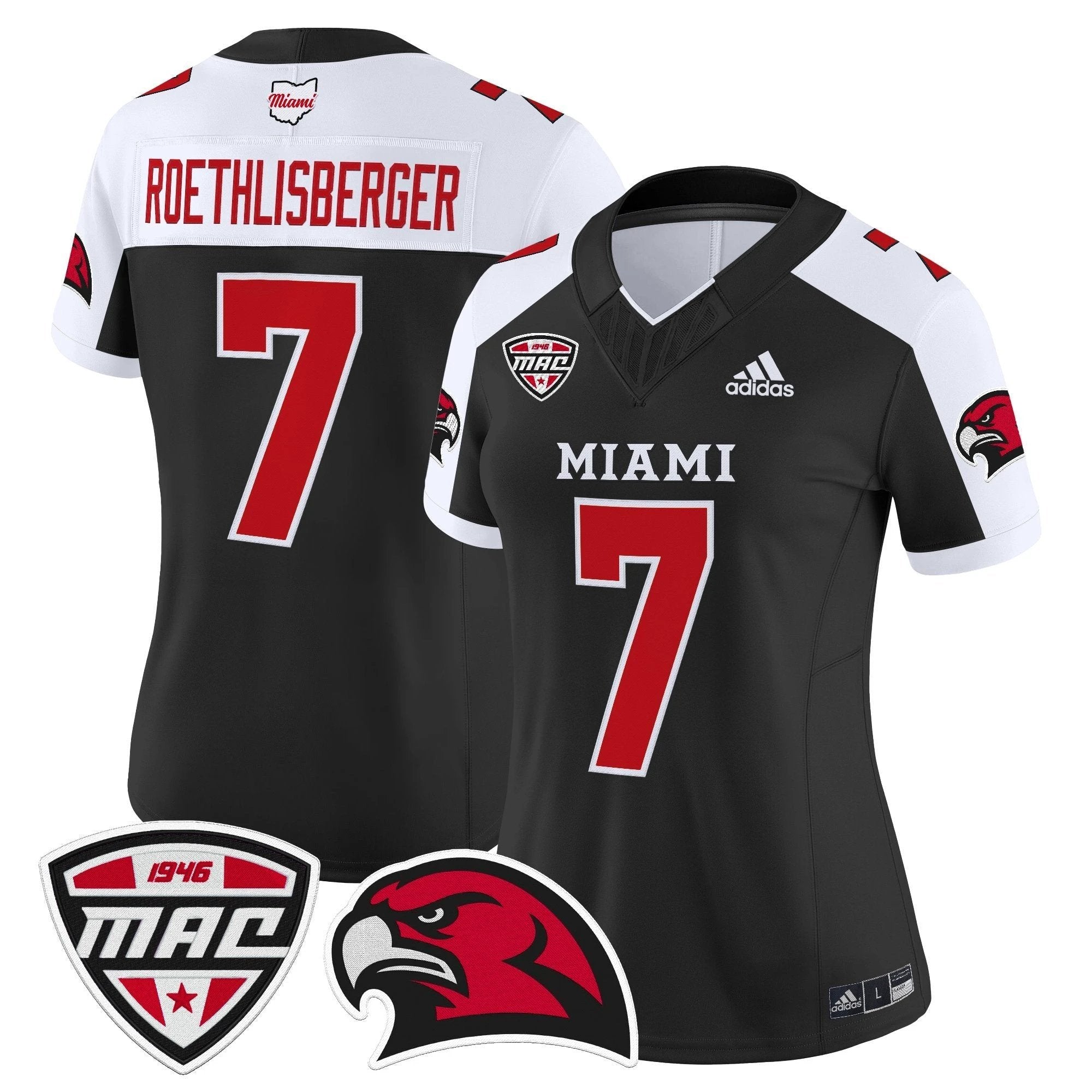 Women's Miami (OH) RedHawks 2025 Vapor Limited Jersey - All Stitched by bustlight