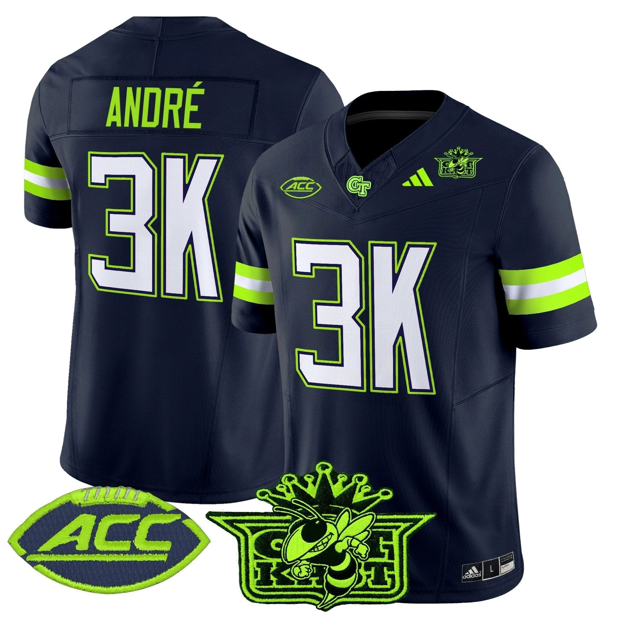 Outkast x Georgia Tech Yellow Jackets 2025 Atliens Vapor Limited Jersey - All Stitched by Georgia Tech Yellow Jackets