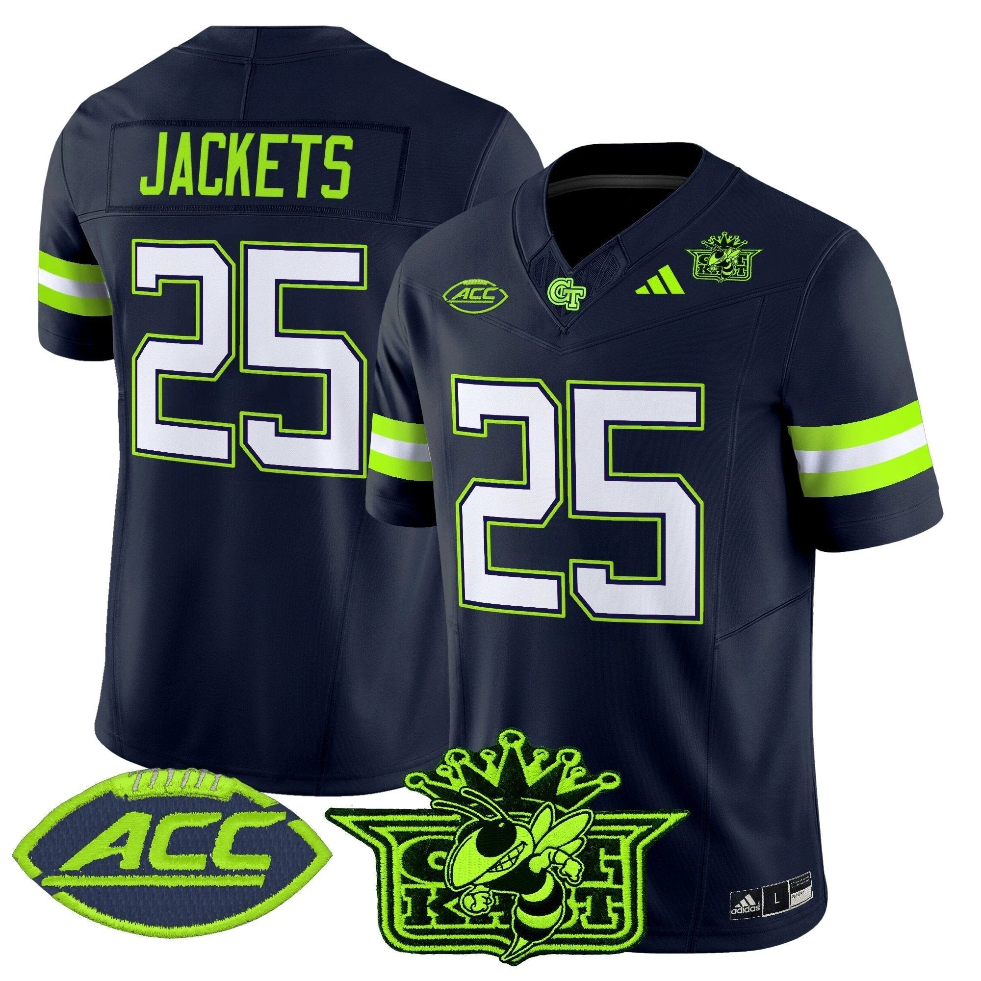 Outkast x Georgia Tech Yellow Jackets 2025 Atliens Vapor Limited Jersey - All Stitched by Georgia Tech Yellow Jackets