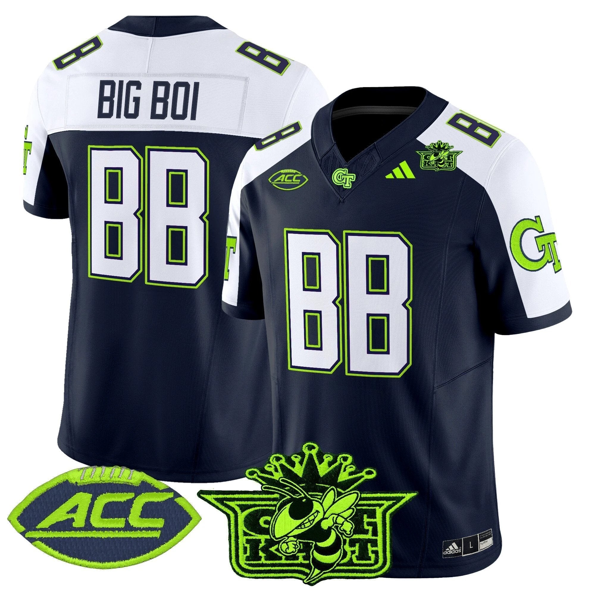 Outkast x Georgia Tech Yellow Jackets 2025 Atliens Vapor Limited Jersey - All Stitched by Georgia Tech Yellow Jackets