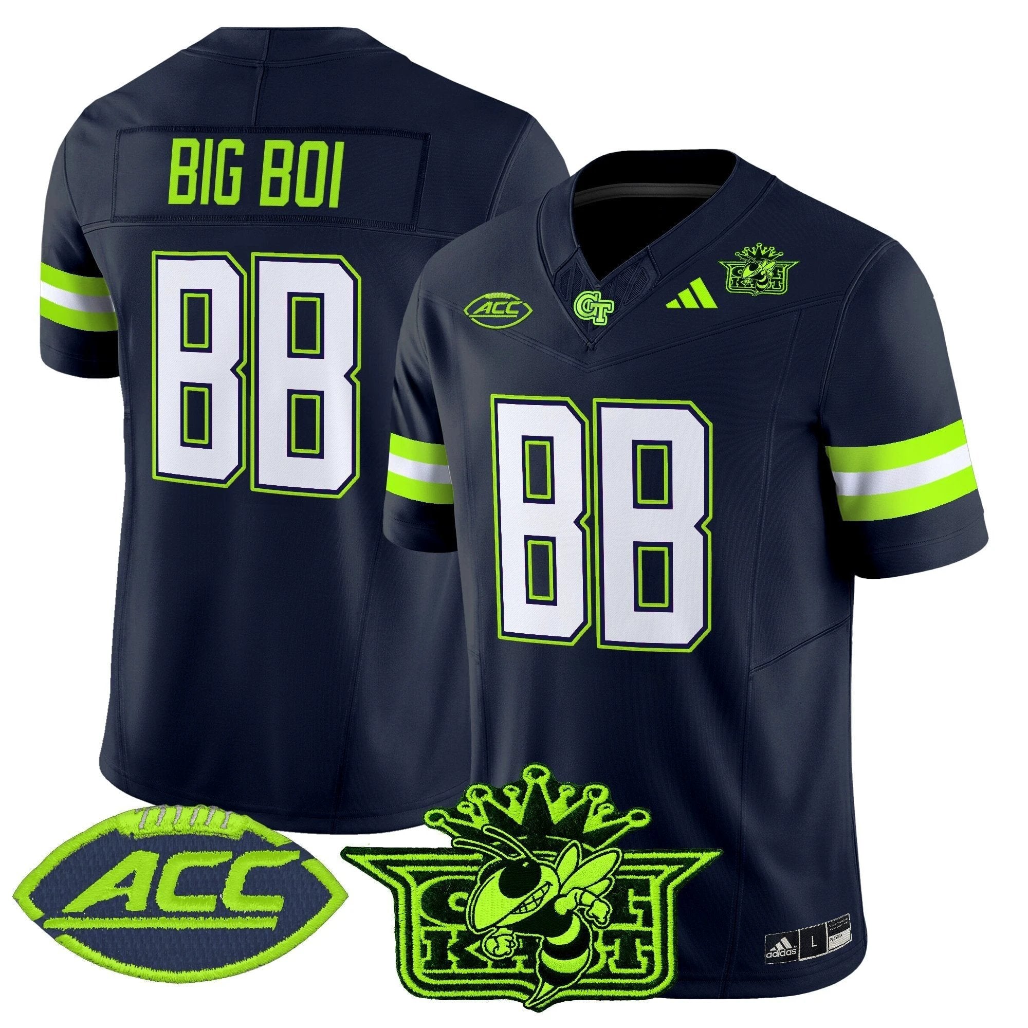 Outkast x Georgia Tech Yellow Jackets 2025 Atliens Vapor Limited Jersey - All Stitched by Georgia Tech Yellow Jackets