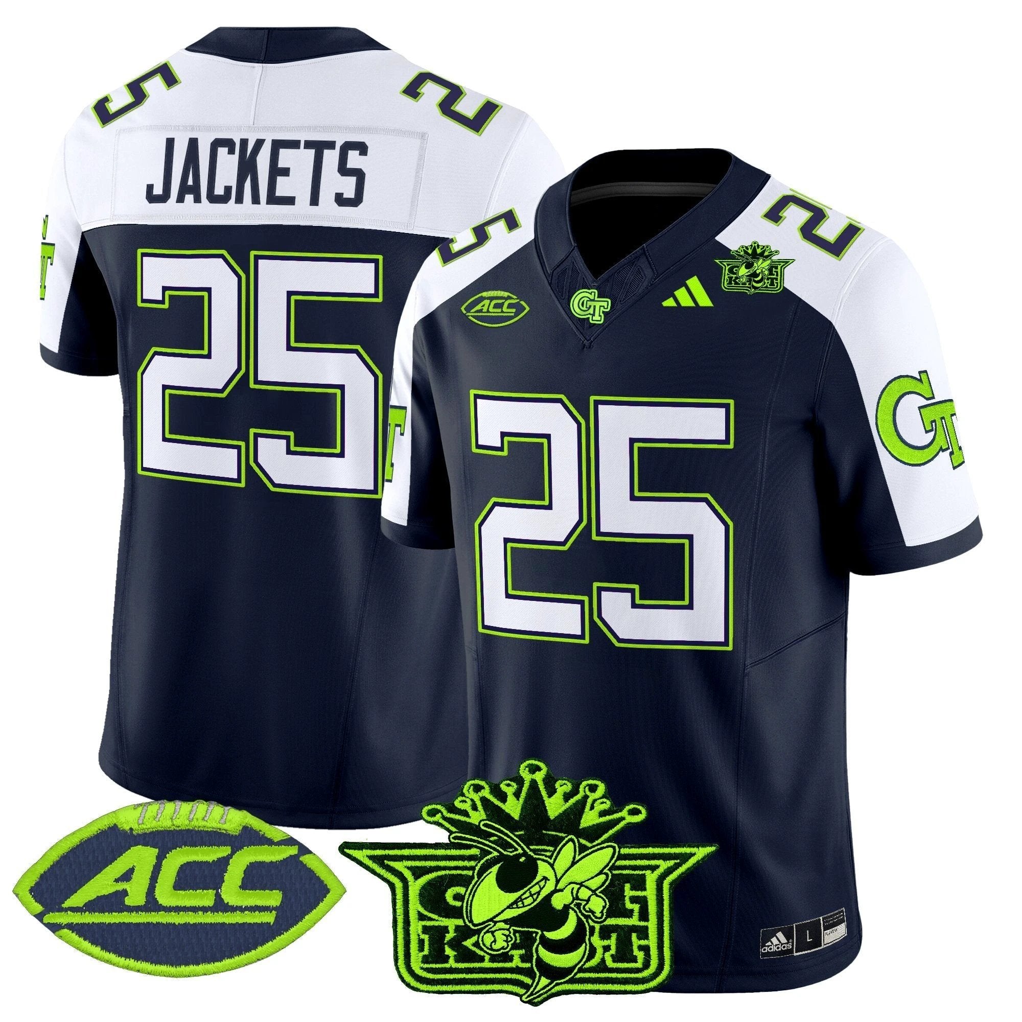 Outkast x Georgia Tech Yellow Jackets 2025 Atliens Vapor Limited Jersey - All Stitched by Georgia Tech Yellow Jackets