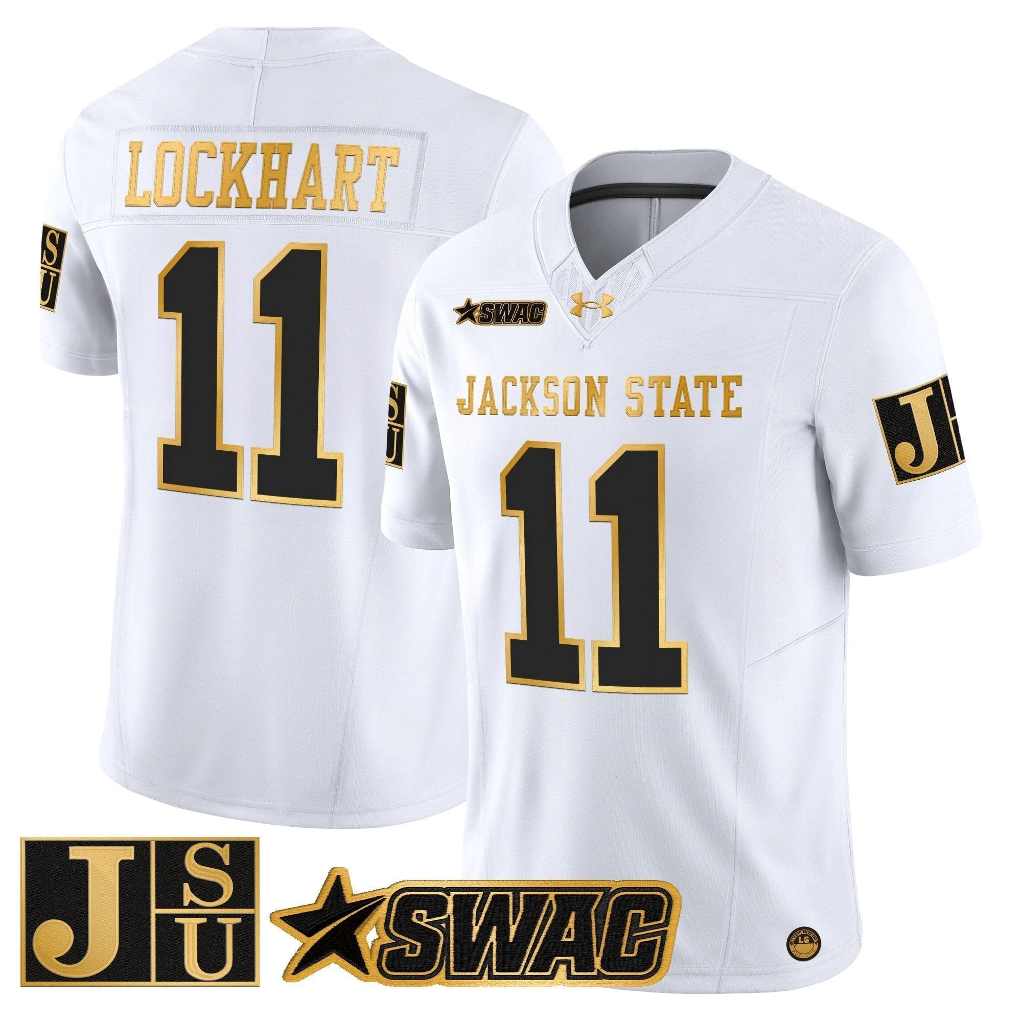 Jackson State Tigers 2025 Gold Vapor Limited Jersey - All Stitched by Jackson State Tigers