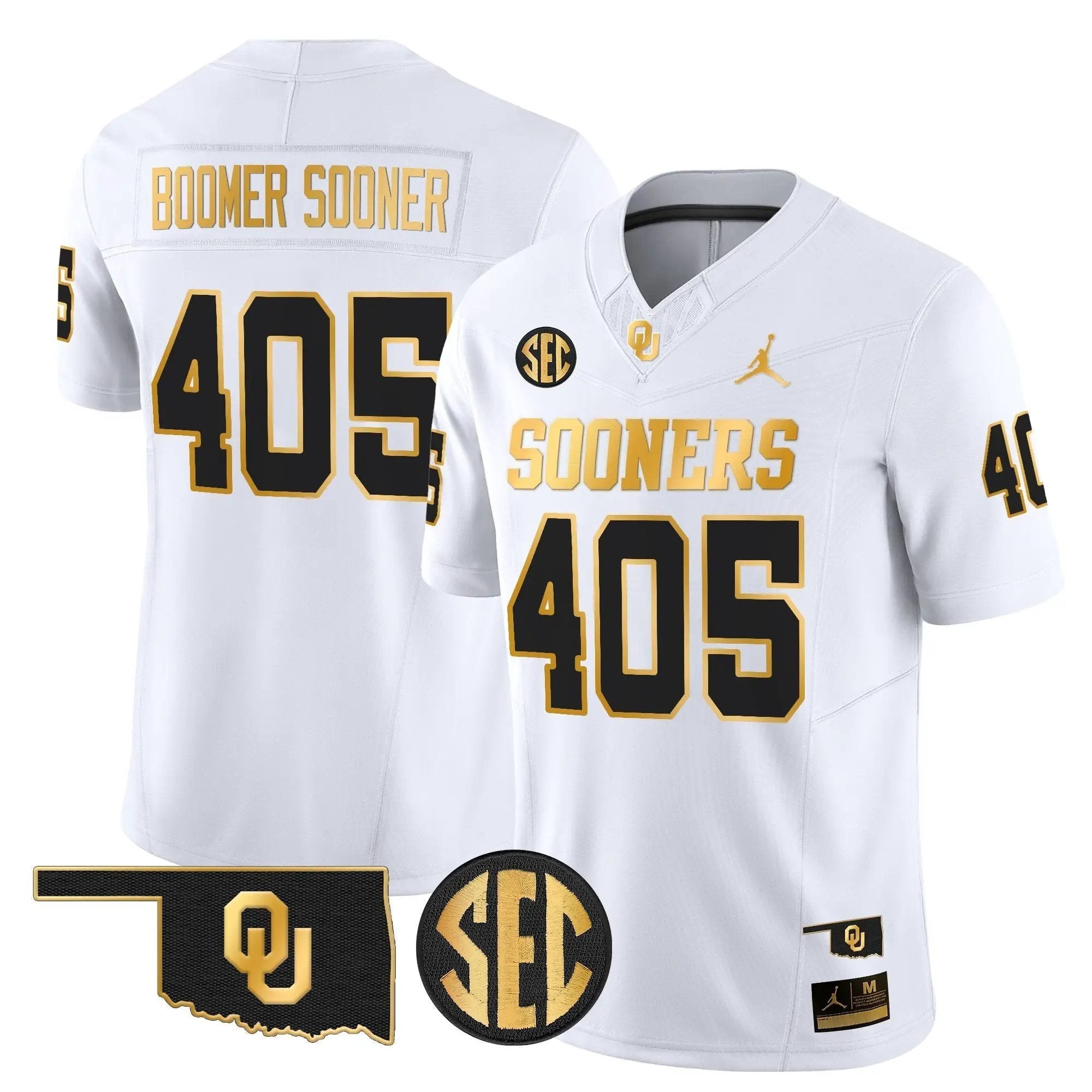 OU 2025 Gold Vapor Limited Jersey - Stitched by Oklahoma Sooners