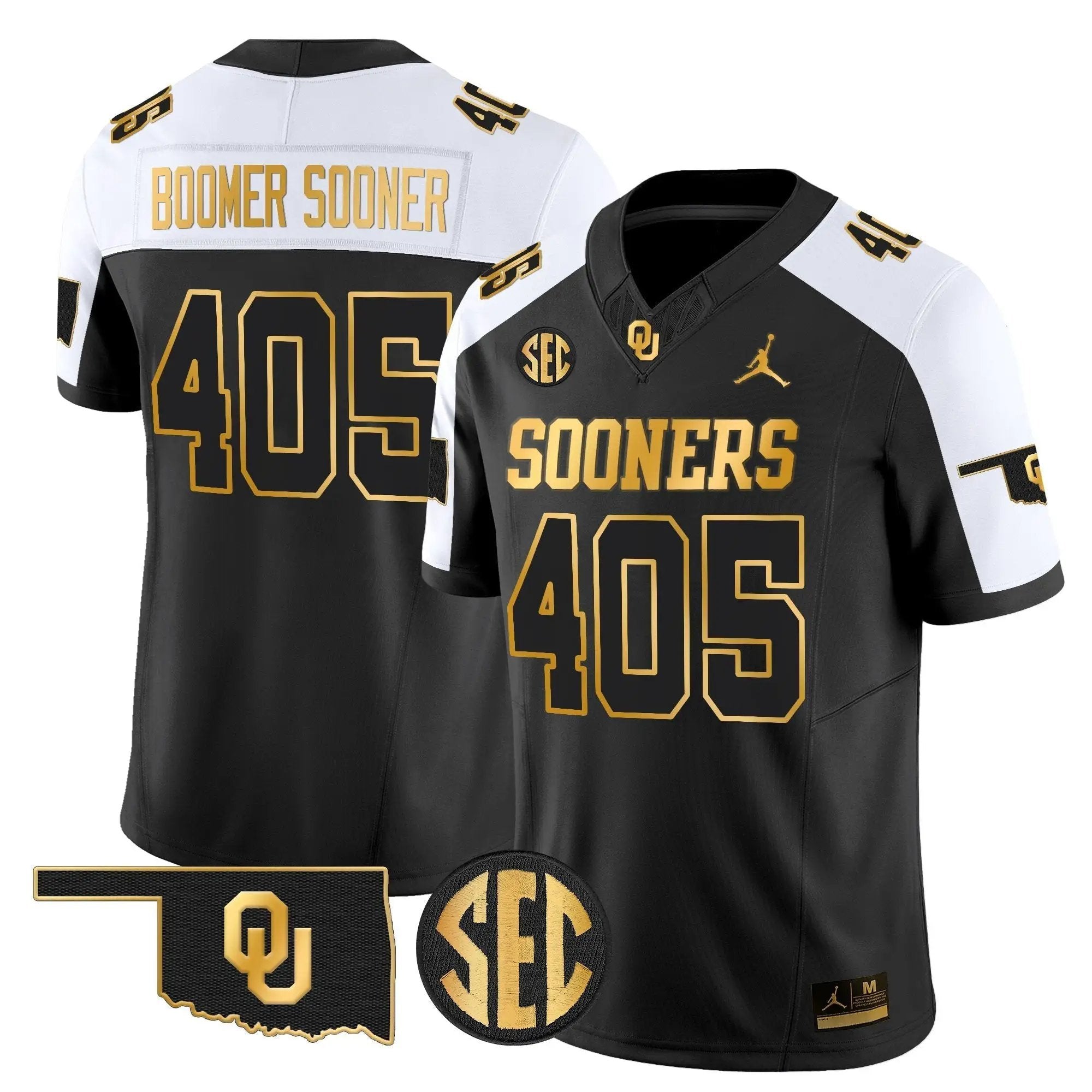OU 2025 Gold Vapor Limited Jersey - Stitched by Oklahoma Sooners