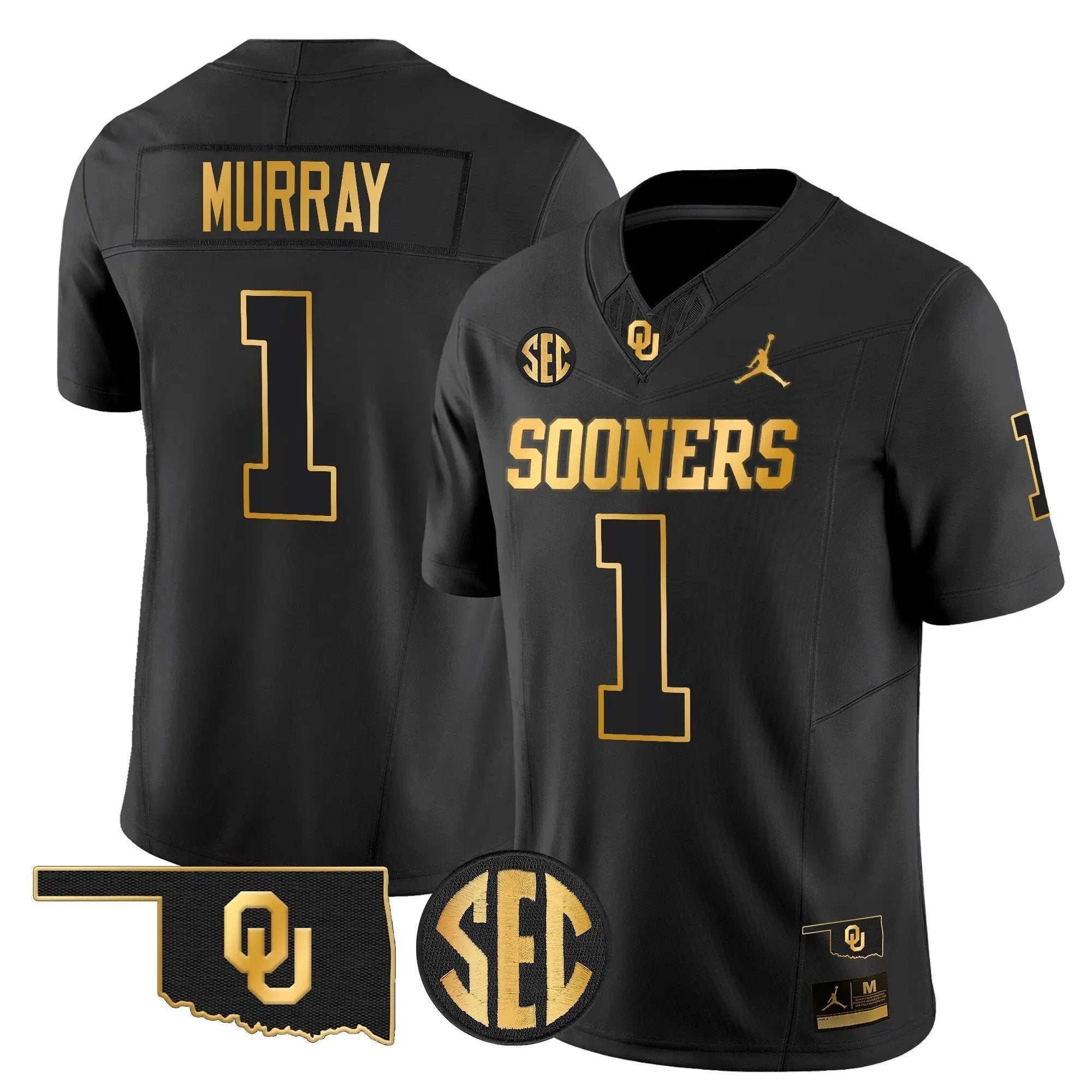 OU 2025 Gold Vapor Limited Jersey - Stitched by Oklahoma Sooners